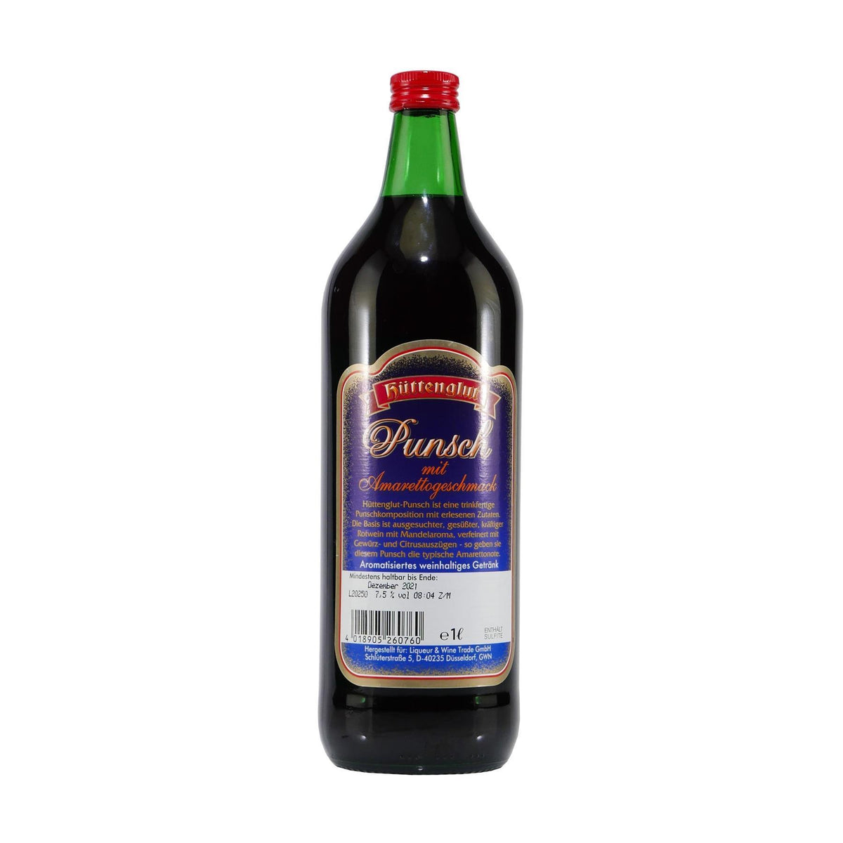 Hüttenglut Amaretto-Punsch (6 x 1,0L)
