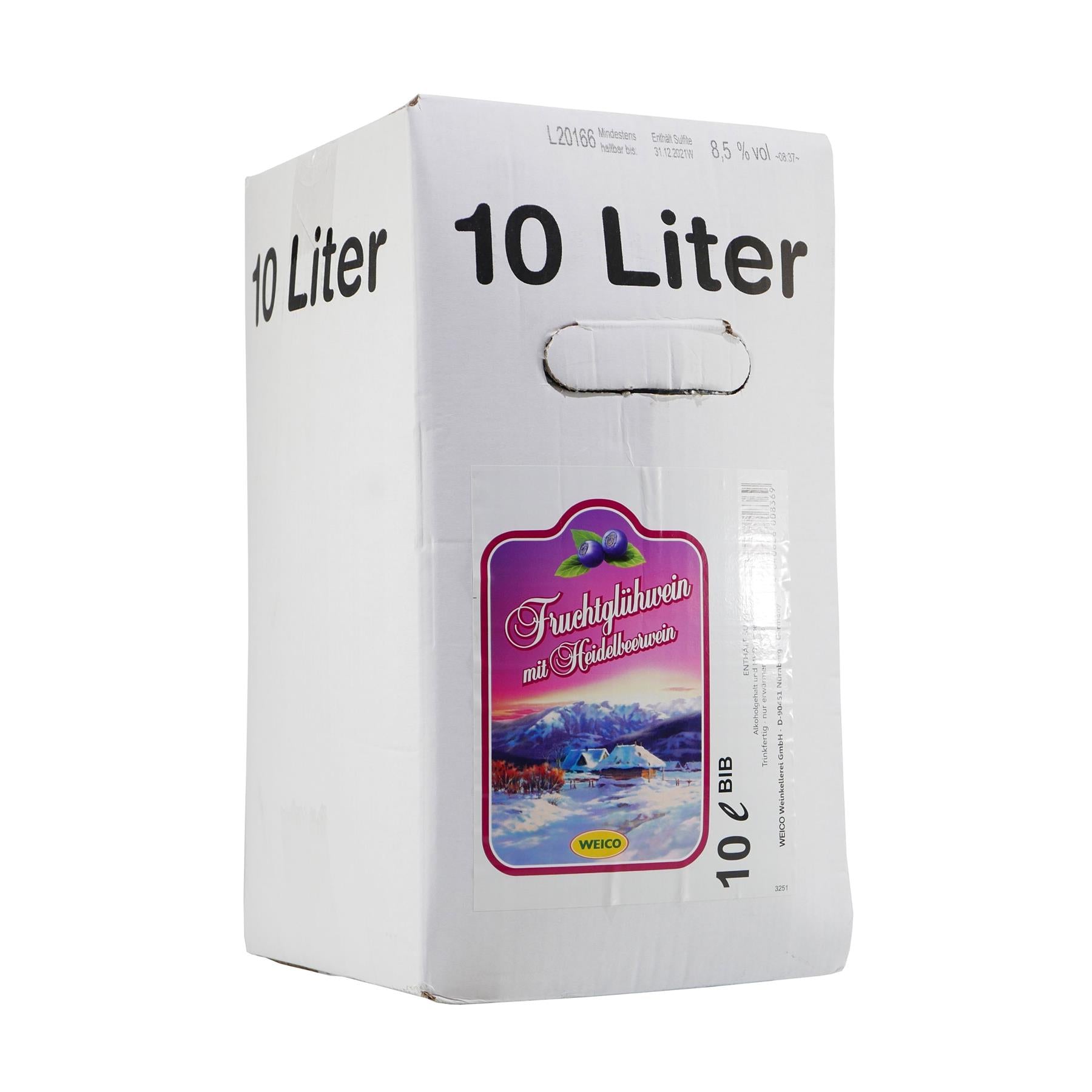 Weico Fruchtglühwein mit Heidelbeerwein 10L BIB