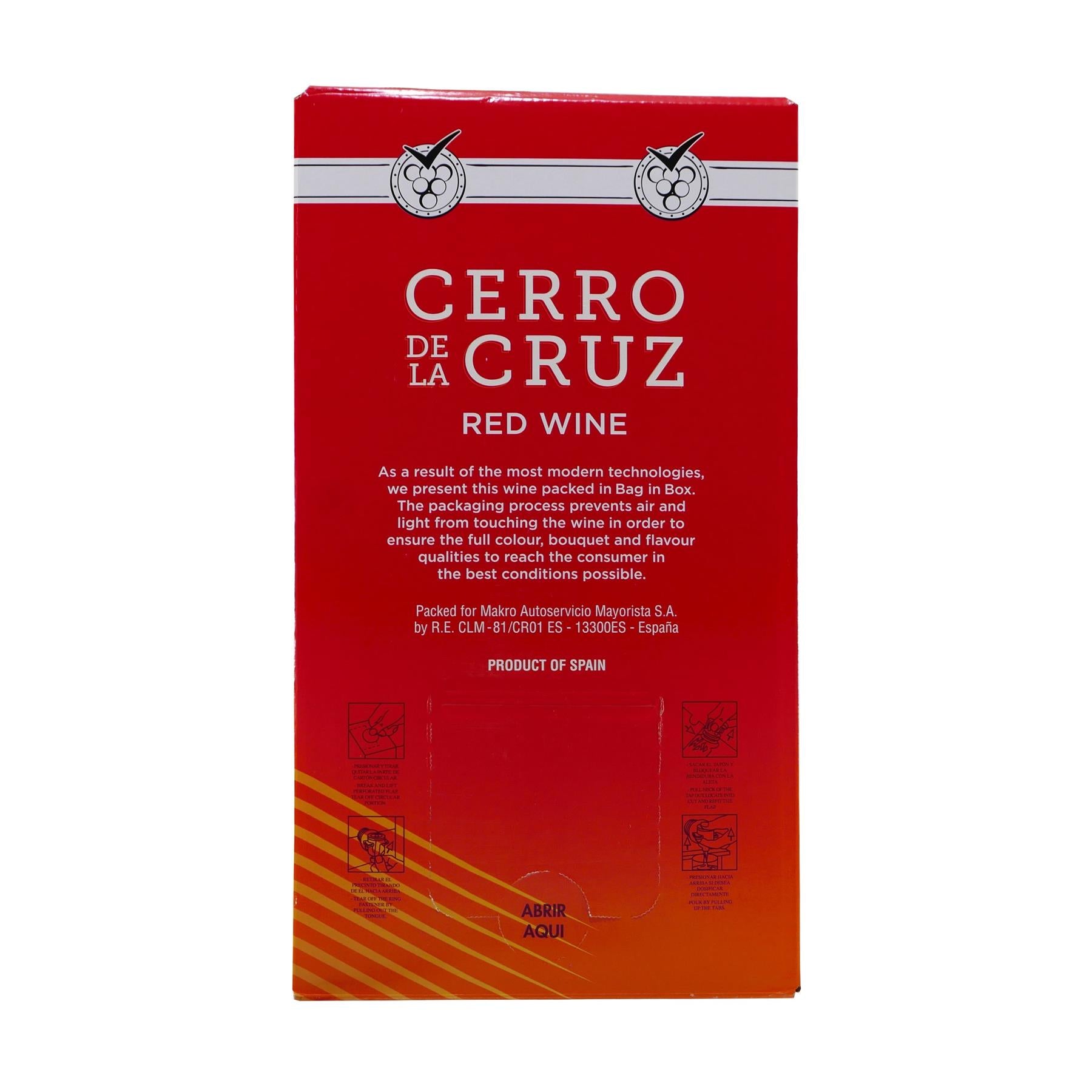 Cerro de la Cruz Vino Tinto Rotwein -trocken- 10L BIB