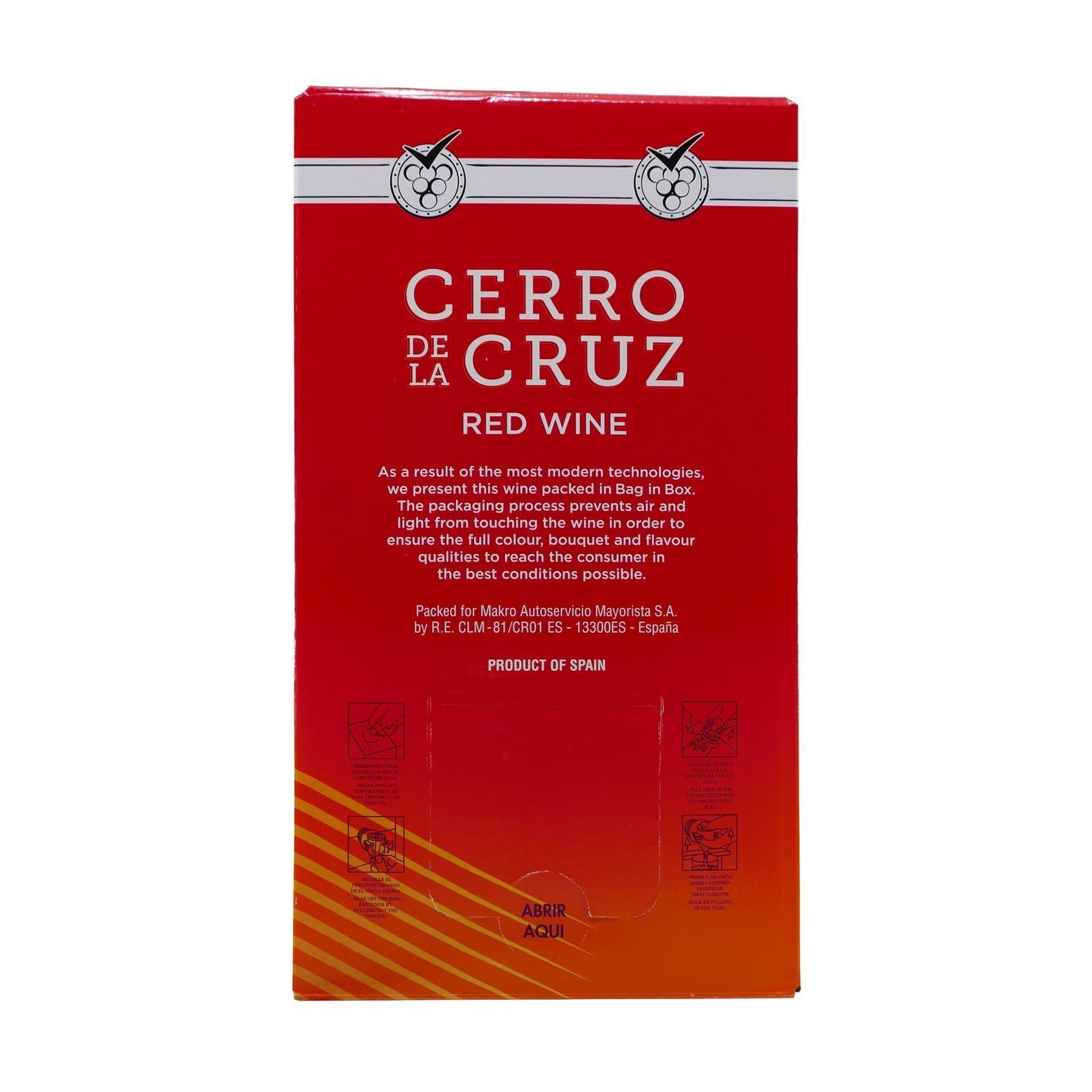 Cerro de la Cruz Vino Tinto Rotwein -trocken- 10L BIB