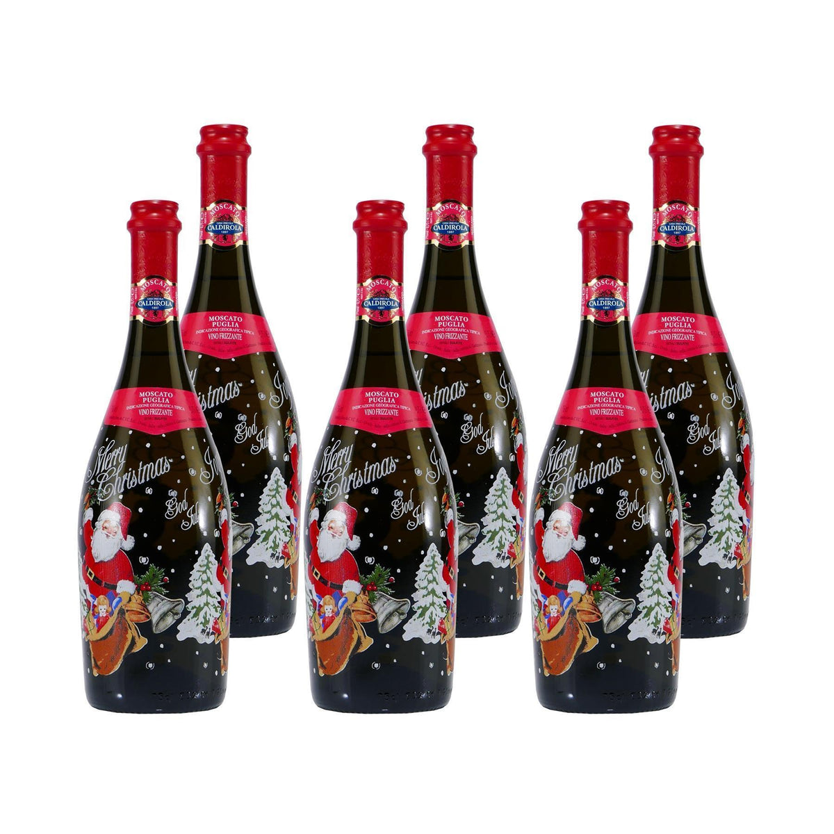 Caldirola Moscato Vino Frizzante "Merry Christmas" (6 x 0,75L)