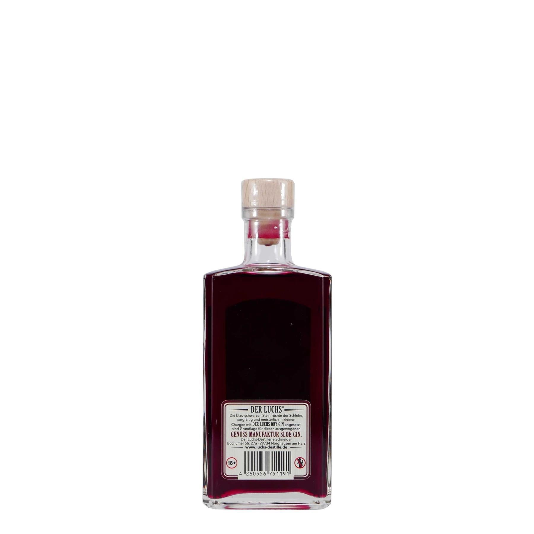 DER LUCHS Sloe Gin 0,2L mit Geschenk-Holzkiste