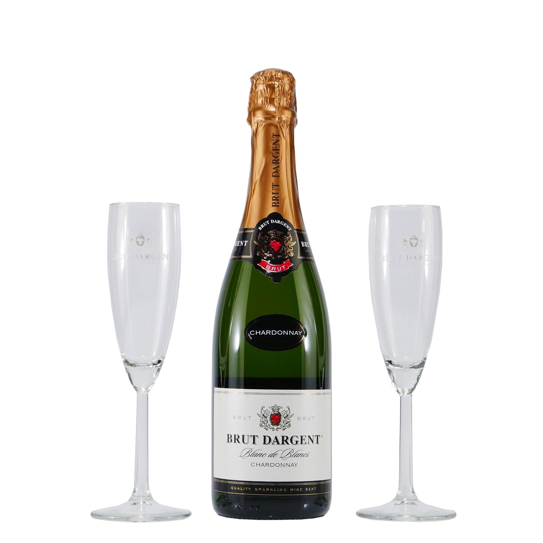 Brut Dargent Chardonnay Sekt - Geschenkpackung