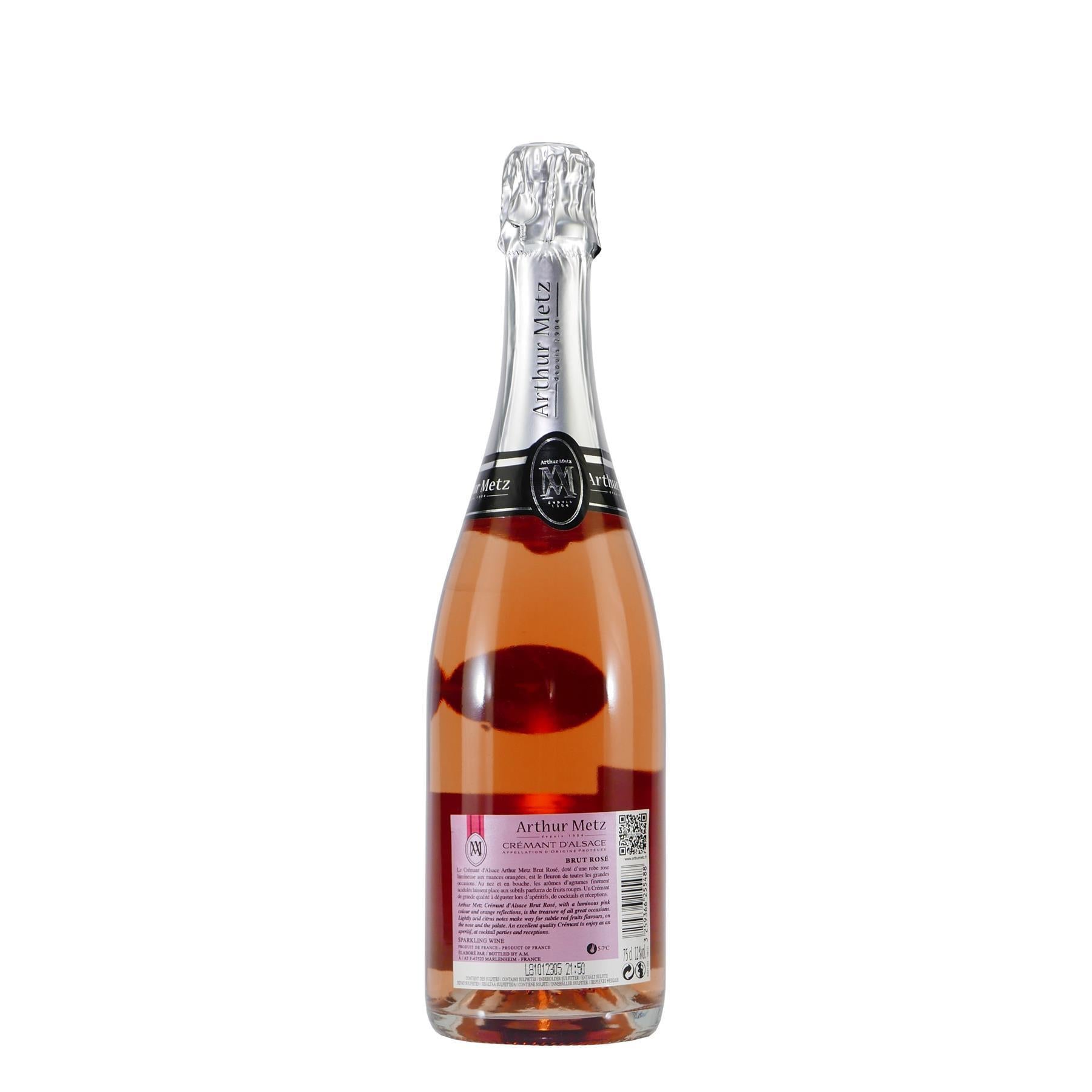 Arthur Metz Crémant d'Alsace Brut Rosé -trocken-
