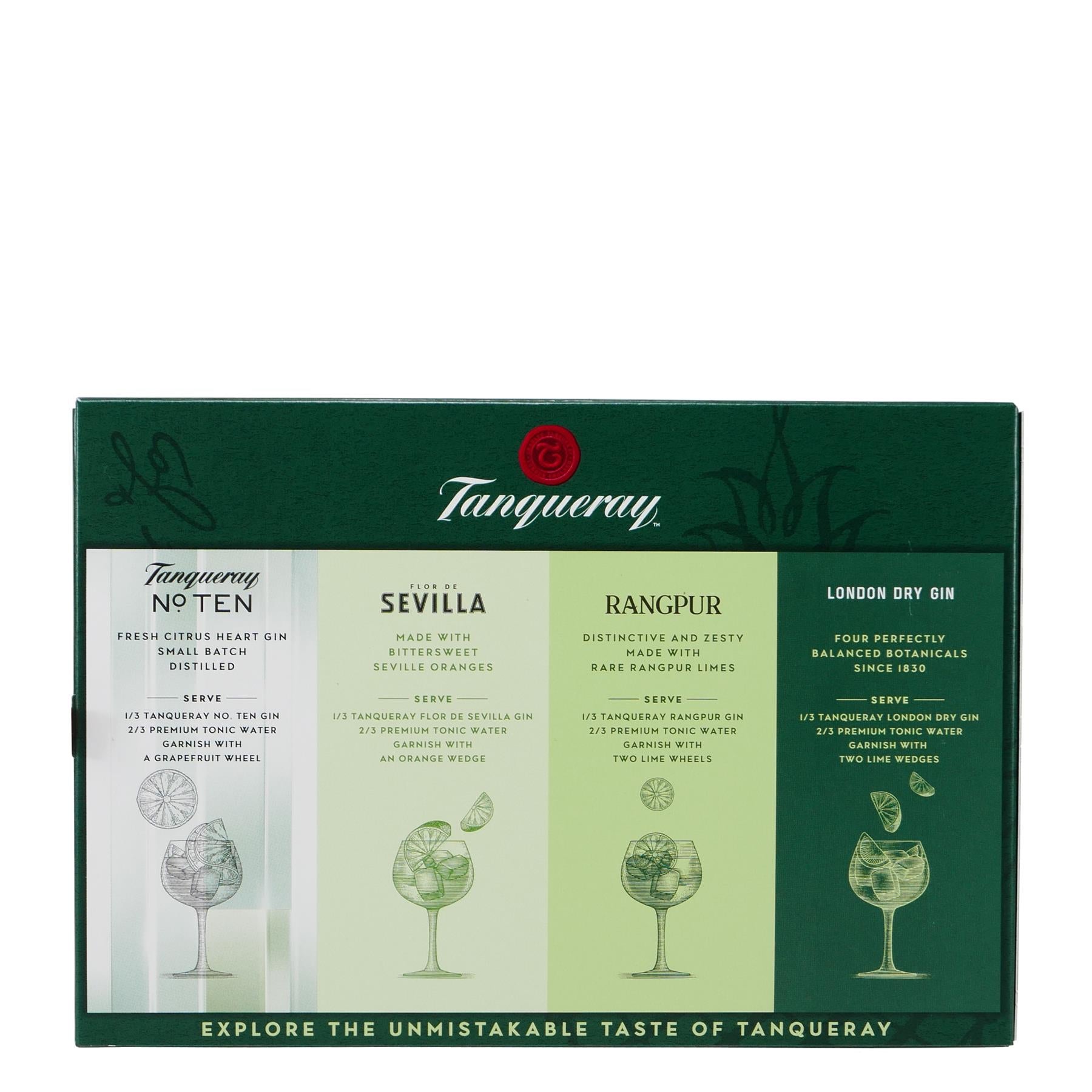 Tanqueray Gin Miniaturen Collection (4 x 0,05L)