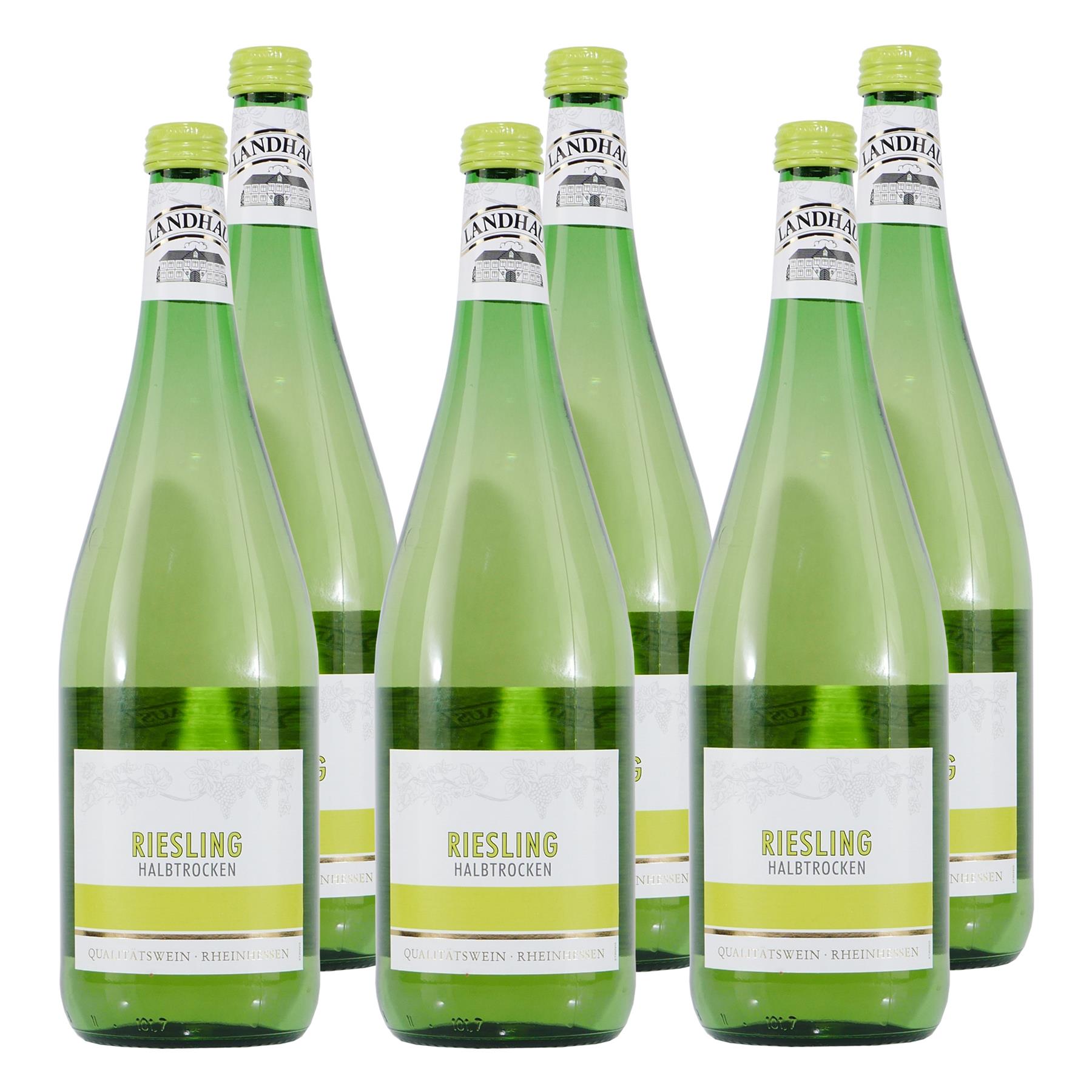 Landhaus Riesling -halbtrocken- (6 x 1,0L)