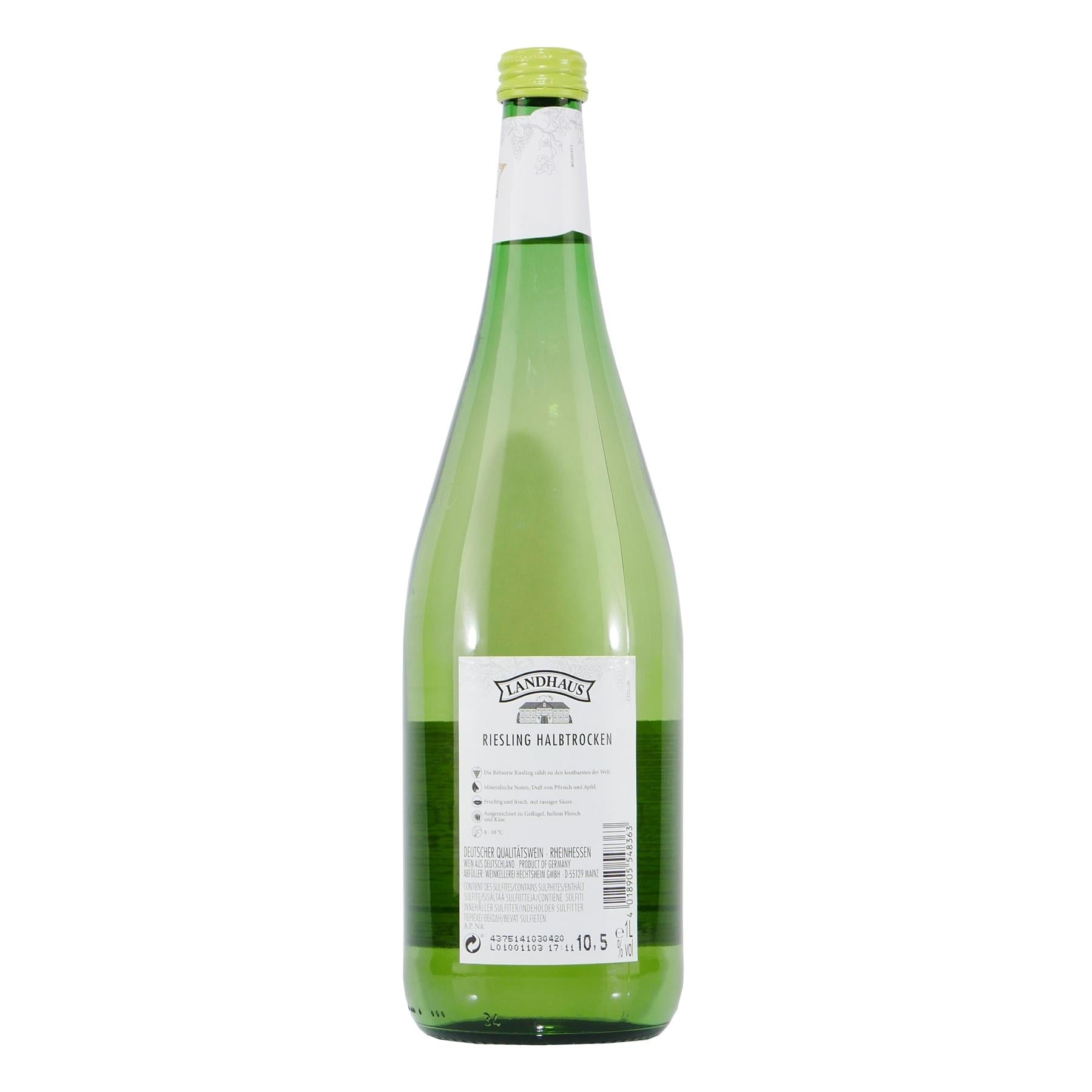 Landhaus Riesling -halbtrocken- (6 x 1,0L)