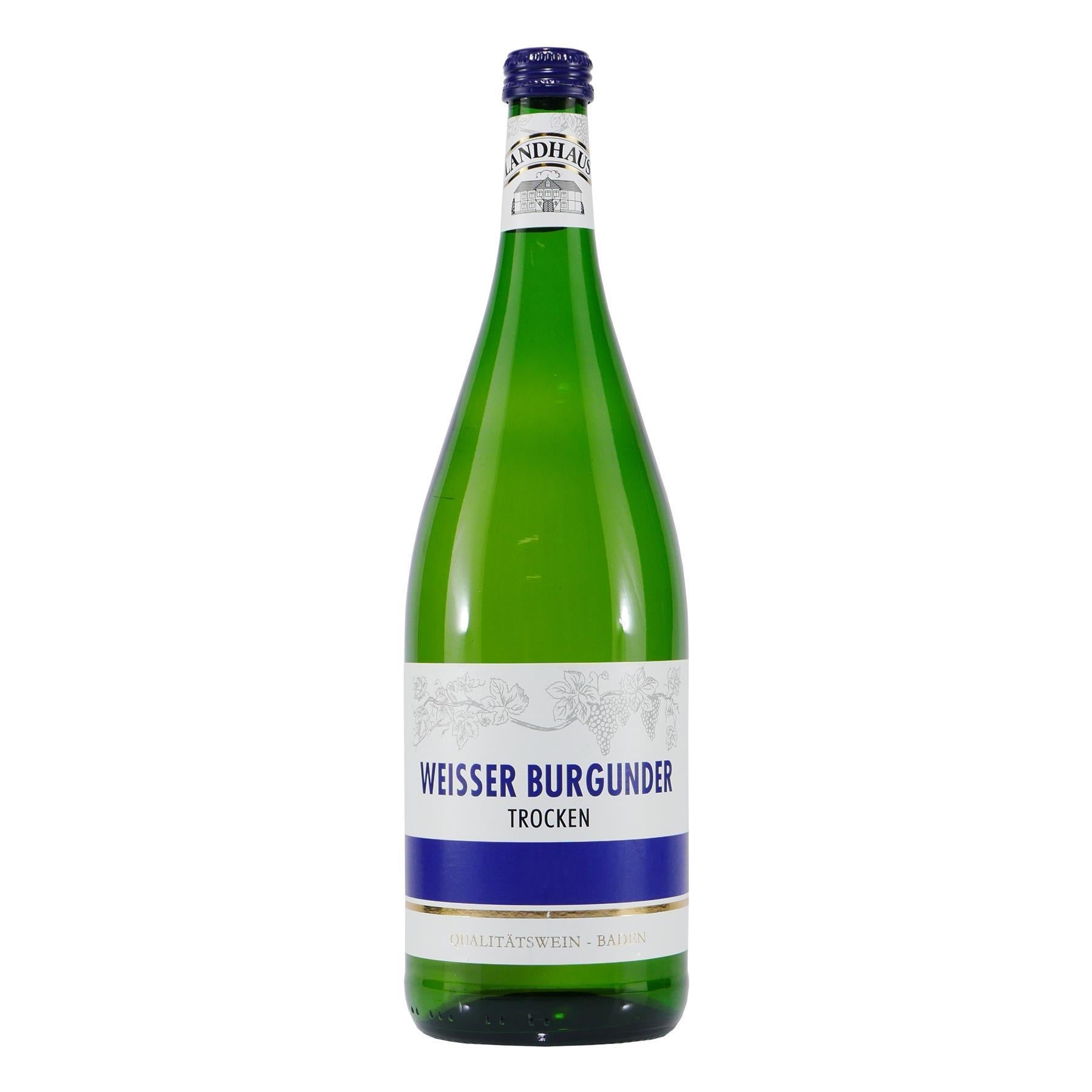Landhaus Weisser Burgunder -trocken- (6 x 1,0L)