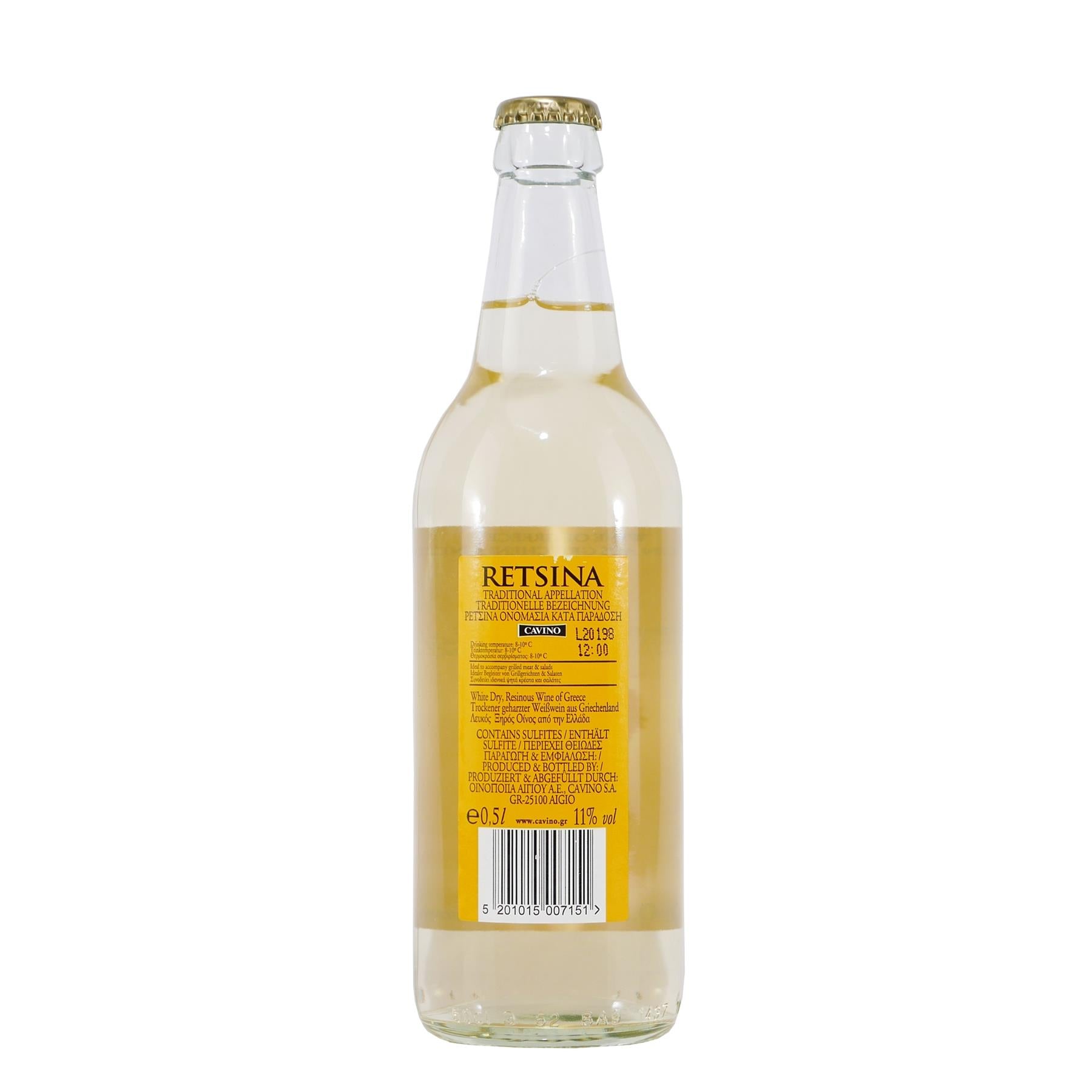 Cavino Retsina -trocken- (12 x 0,5L)