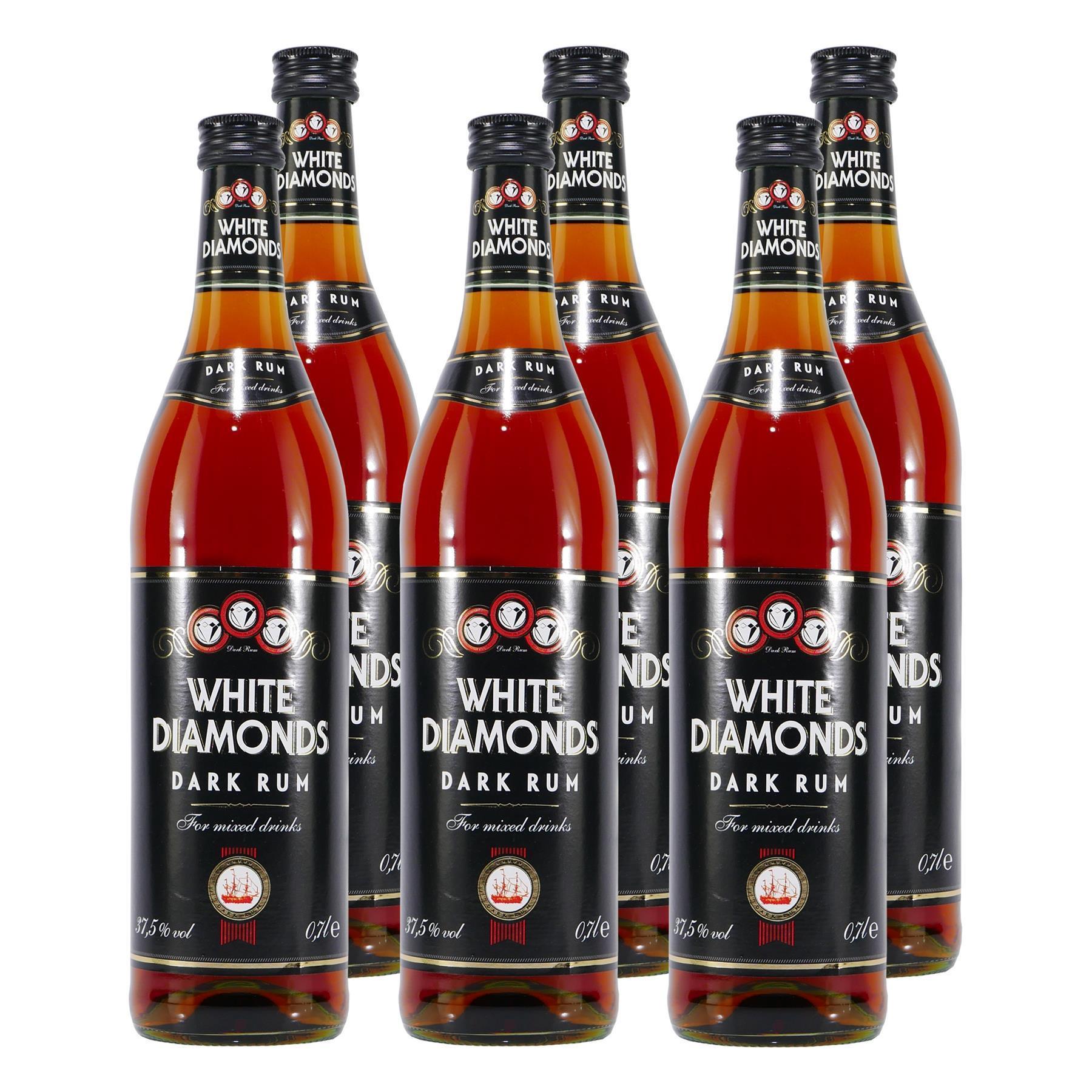 White Diamonds Dark Rum (6 x 0,7L)