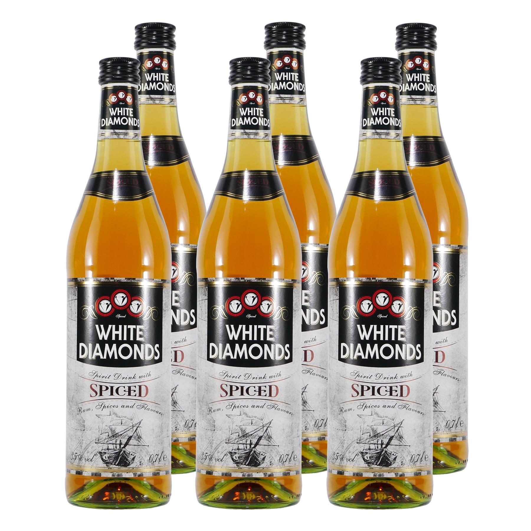 WHITE DIAMONDS Spiced with Rum (6 x 0,7L)