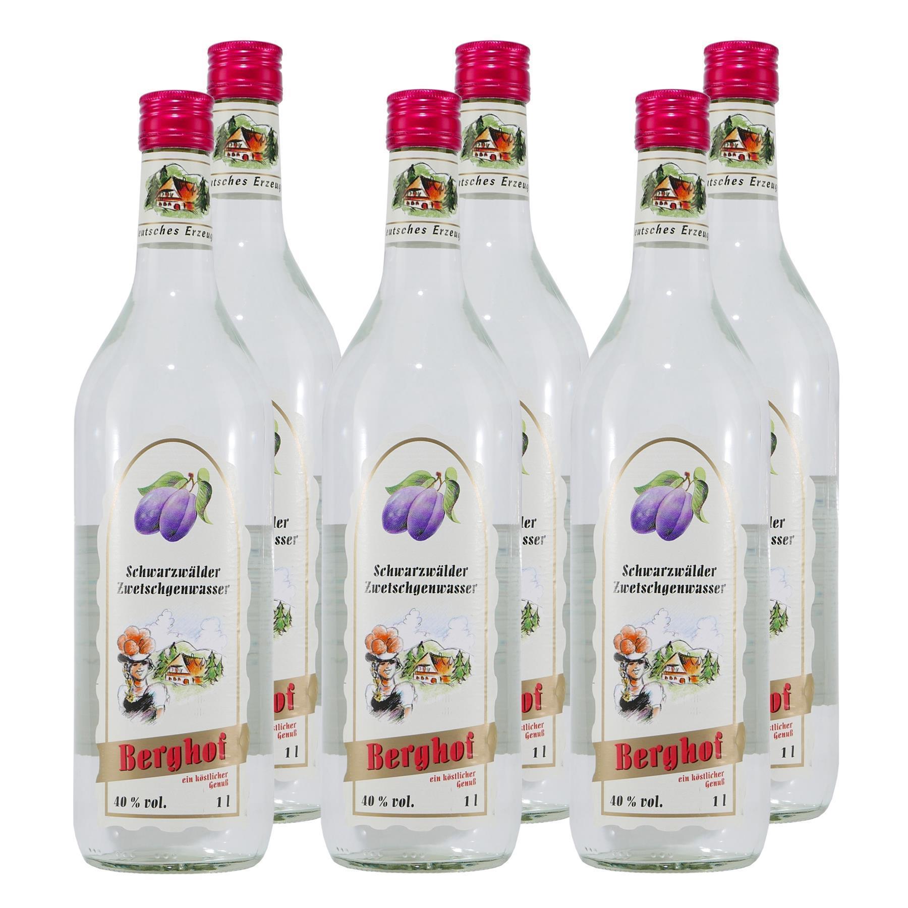 Berghof Zwetschgenwasser (6 x 1,0L)