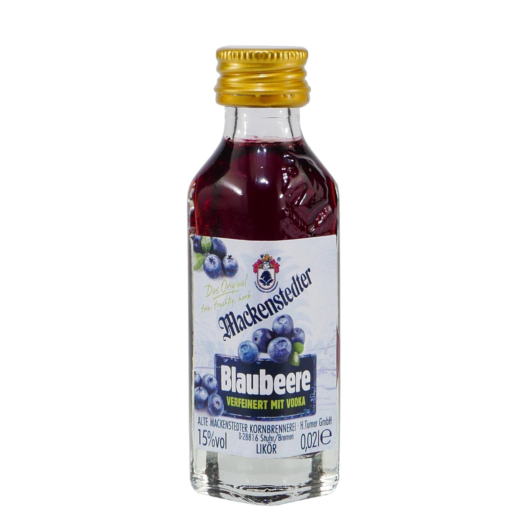 Mackenstedter Blaubeere Likör (25 x 0,02L)