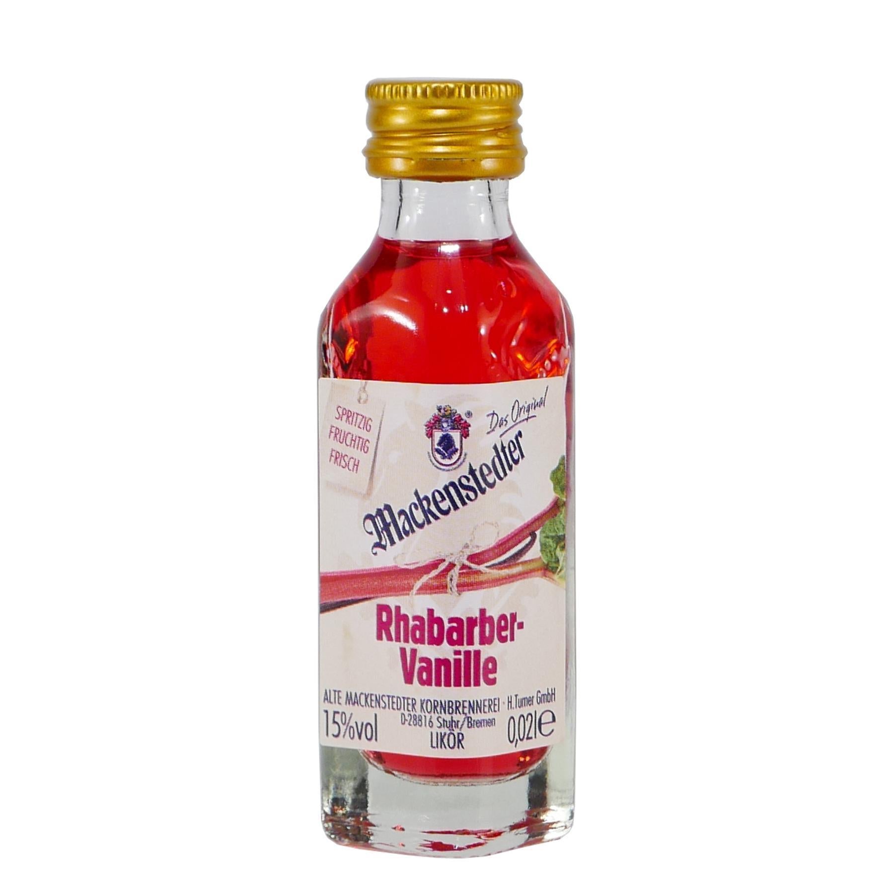 Mackenstedter Rhabarber-Vanille Likör (25 x 0,02L)