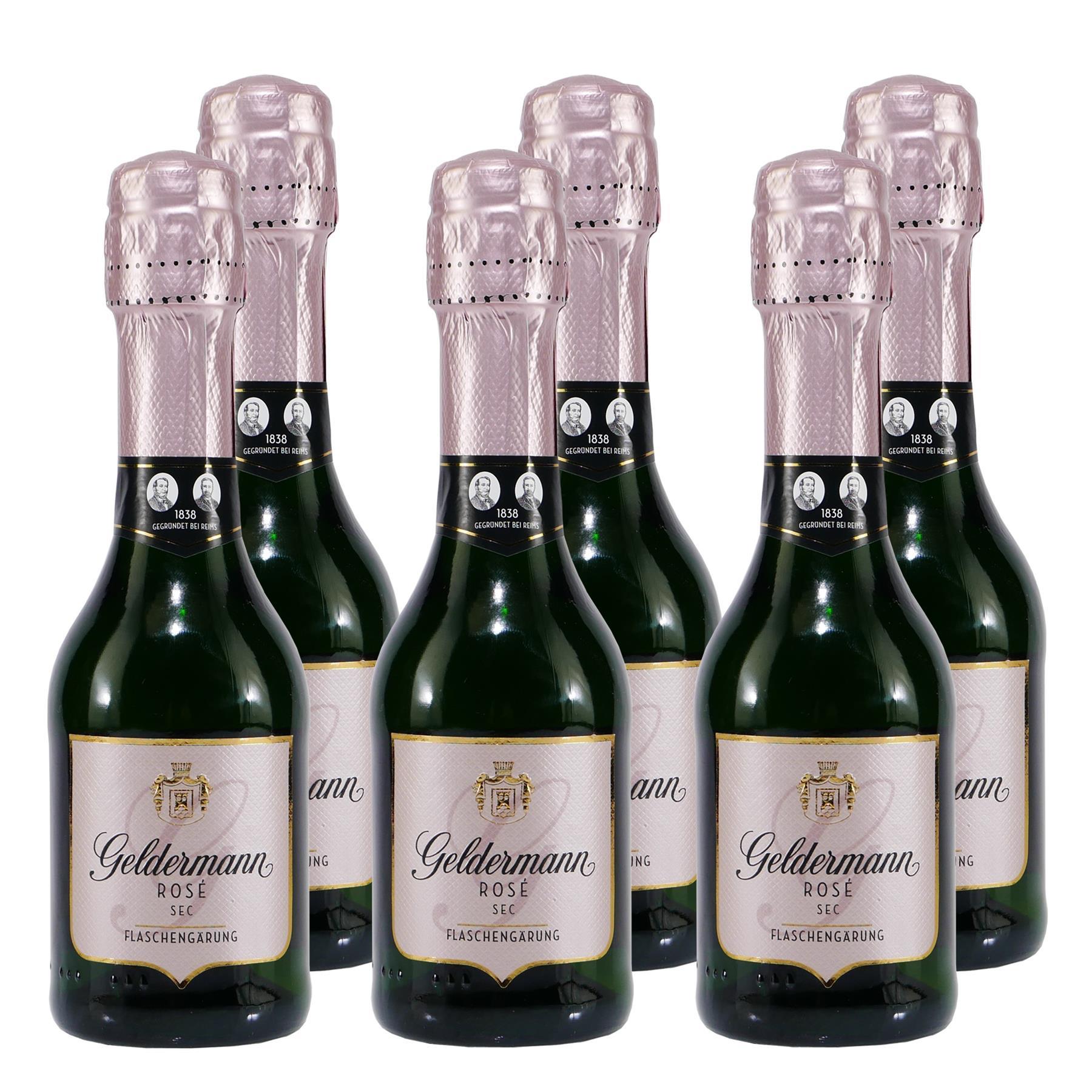 Geldermann Rosé Sekt "mini" -trocken- (12 x 0,2L)