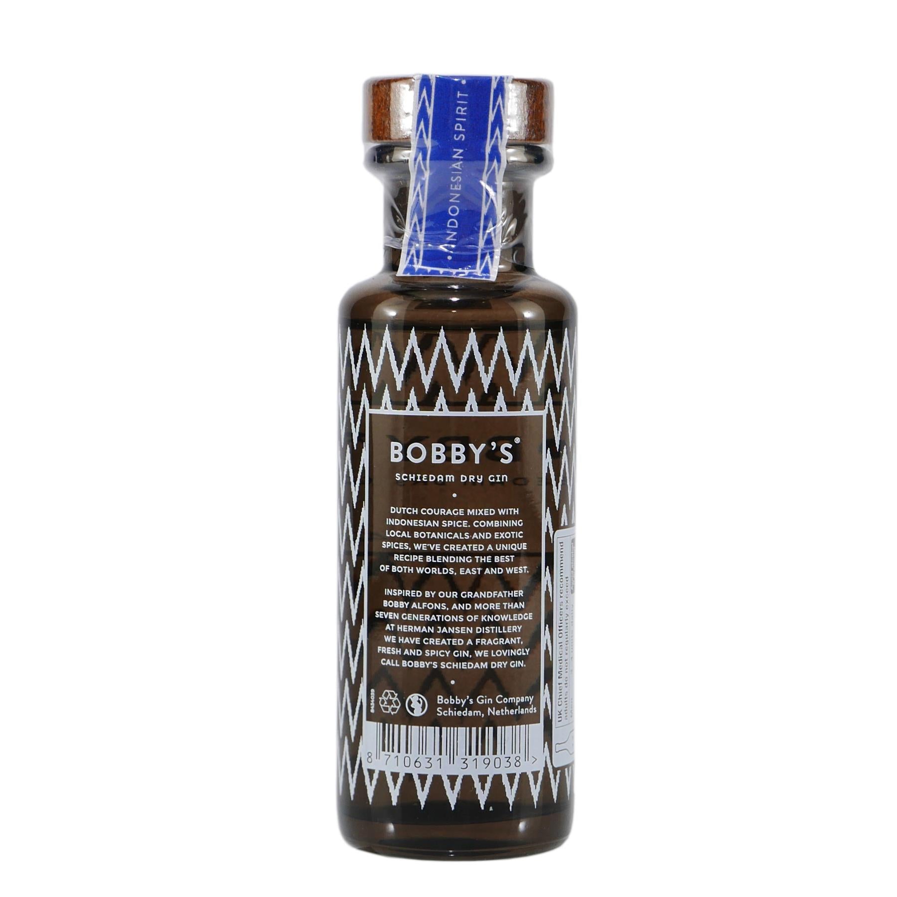 BOBBY'S Schiedam Dry Gin "mini" 0,1L