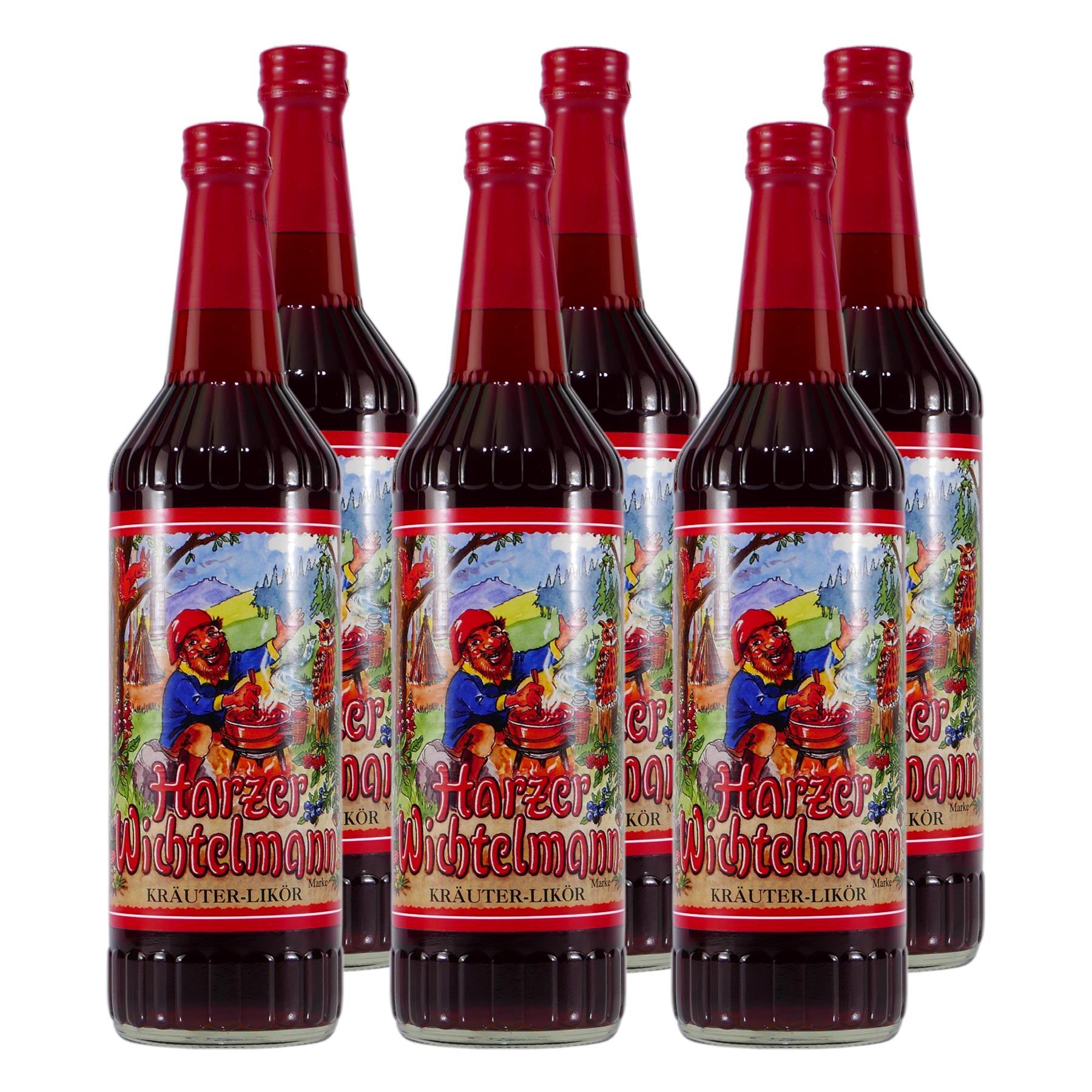 Harzer Wichtelmann Kräuter-Likör (6 x 0,7L)