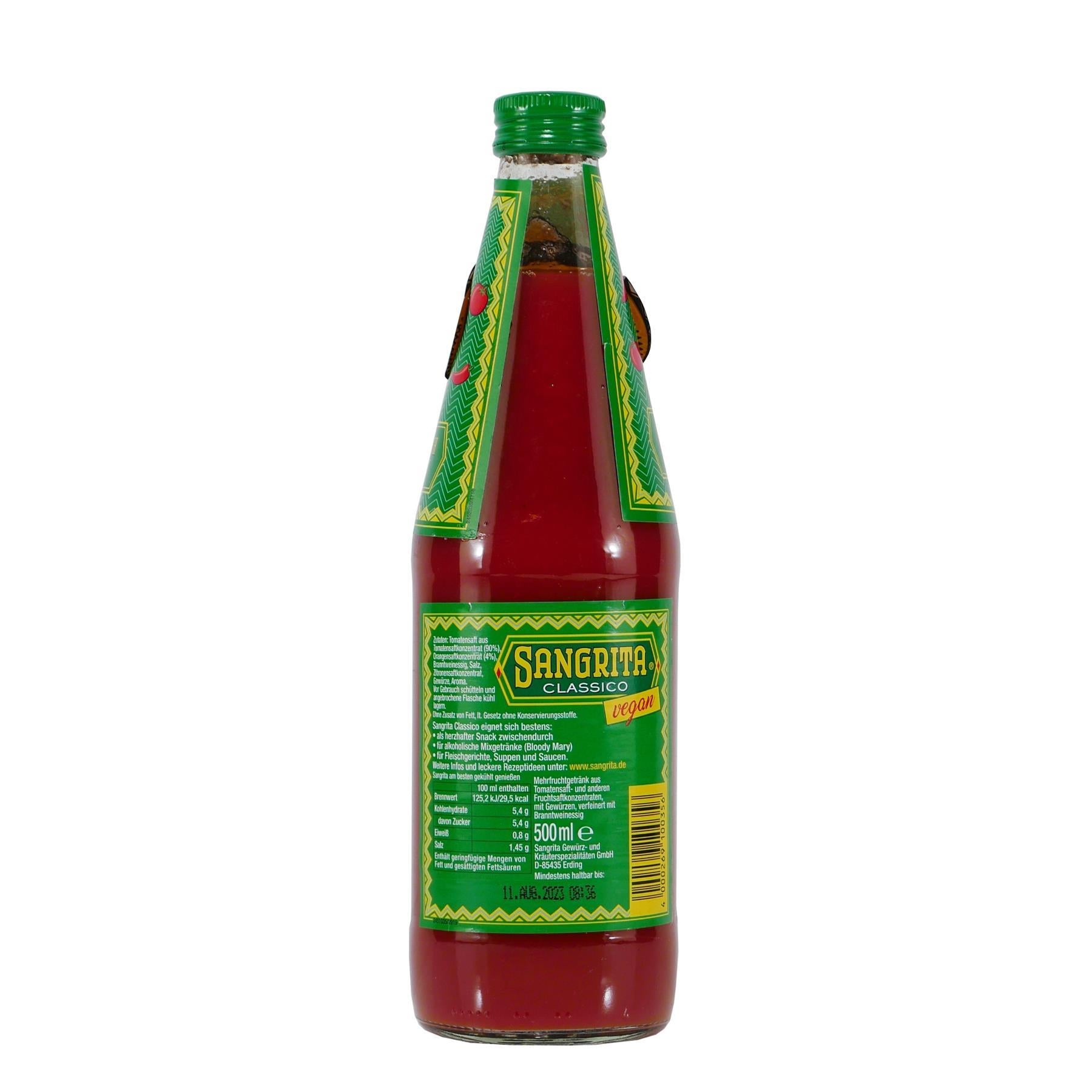 Sangrita Classico - Würztrunk Tomatensaft (12 x 0,5L)