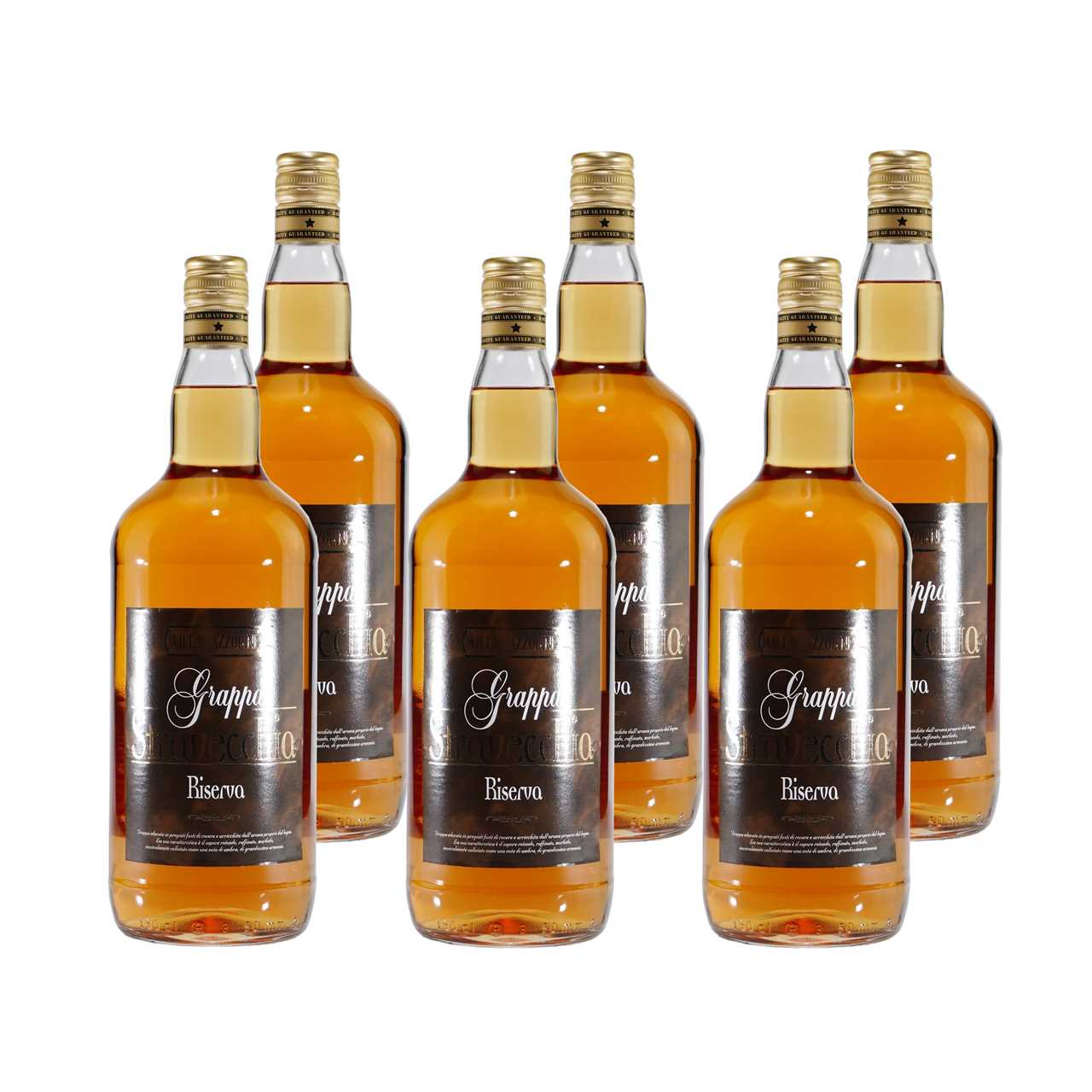 Villa Mazzolini Grappa Stravecchia Riserva (6 x 1,5L)