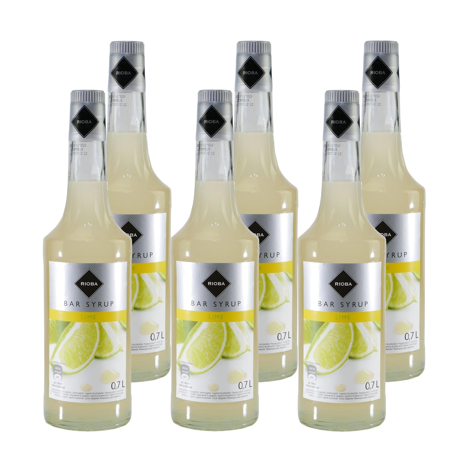 Rioba Lime (Limette) Syrup (6 x 0,7L)