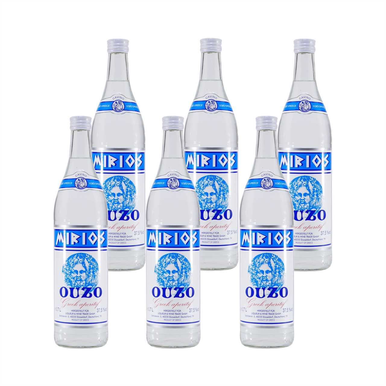 Mirios Ouzo - Greek Aperitif (6 x 0,7L)