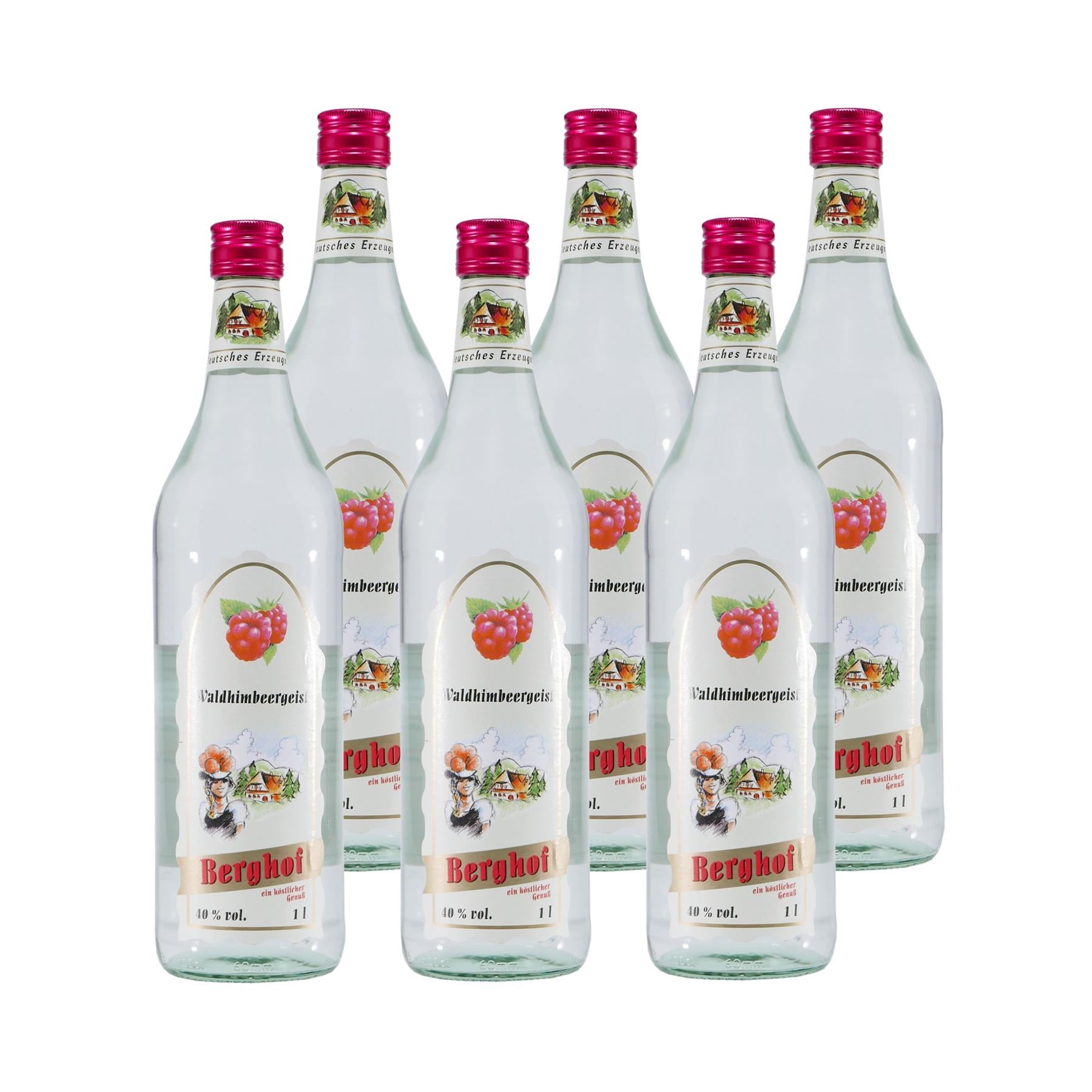 Berghof Waldhimbeergeist (6 x 1,0L)