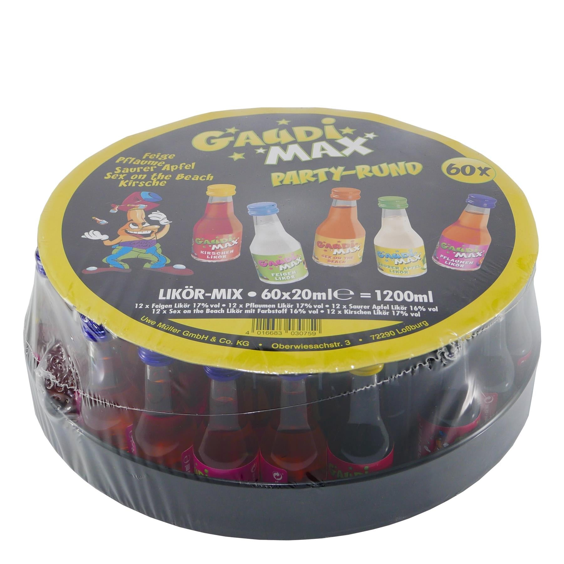 GAUDI MAX PARTY-RUND (60 x 0,02L)