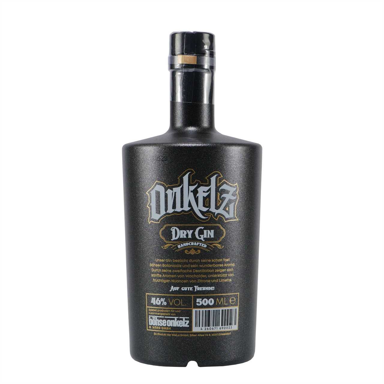 Böhse Onkelz Dry Gin mit Geschenk-Holzkiste