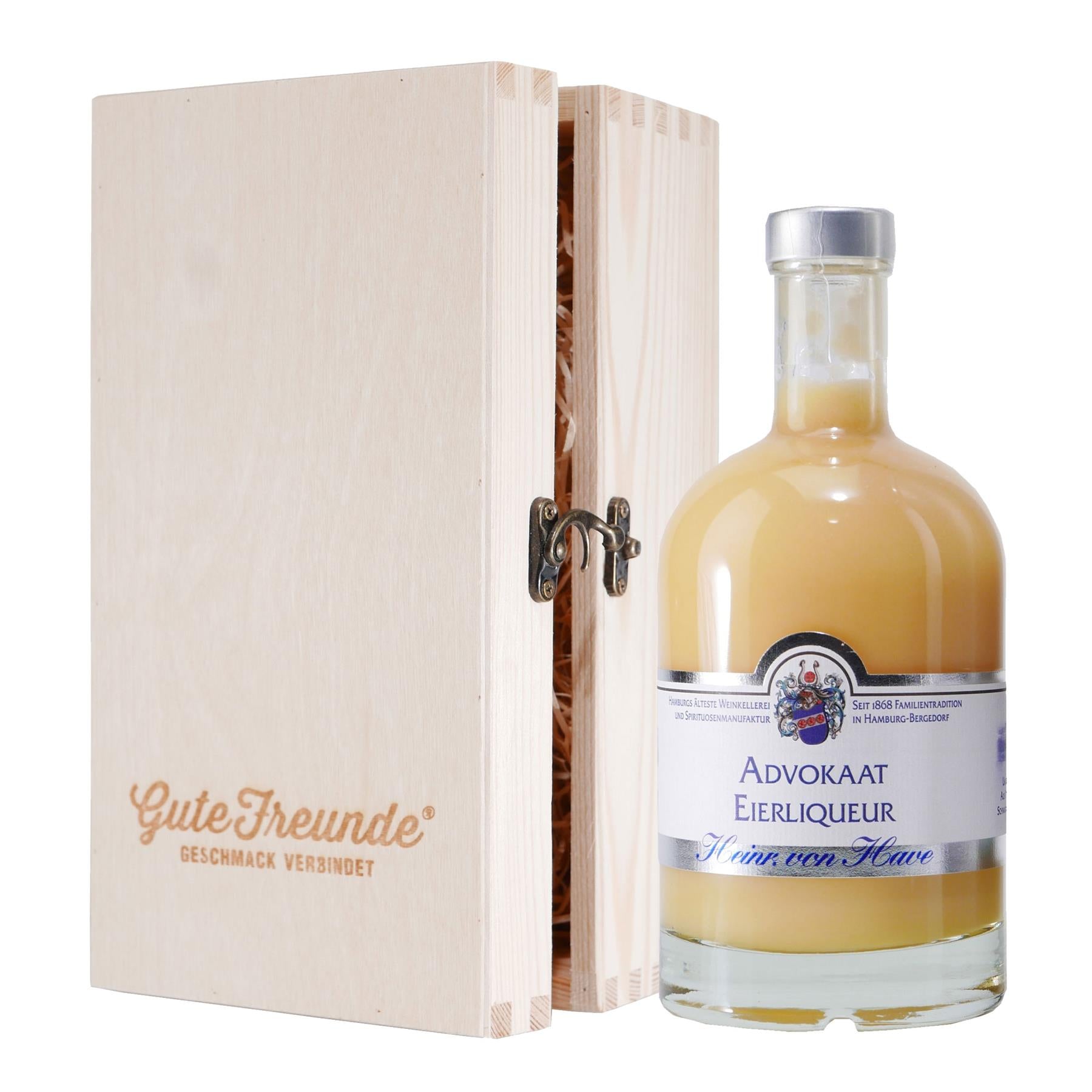 Heinr. von Have Advokaat Eierlikör mit Geschenk-HK