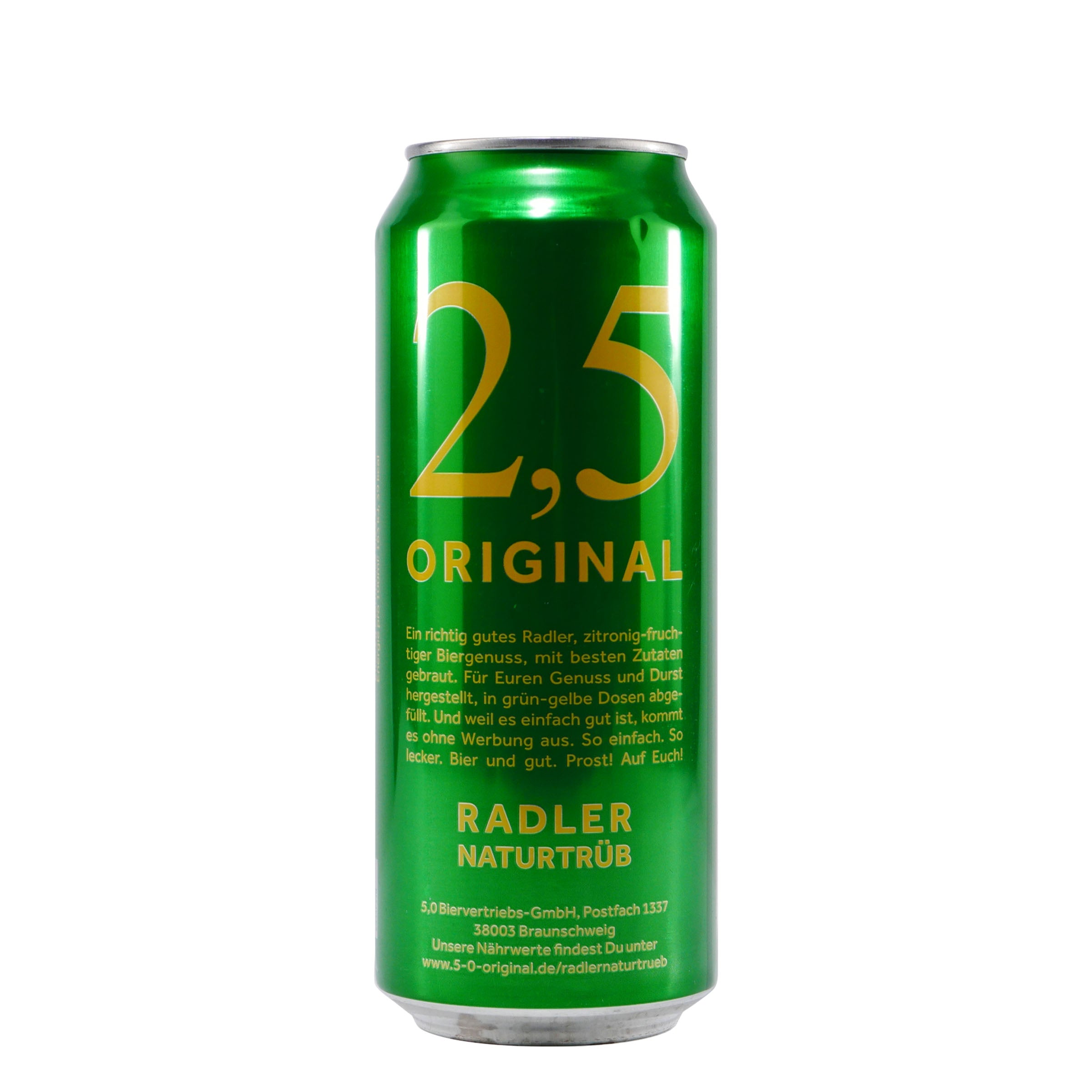 2,5 Original Radler Naturtrüb (24 x 0,5L)
