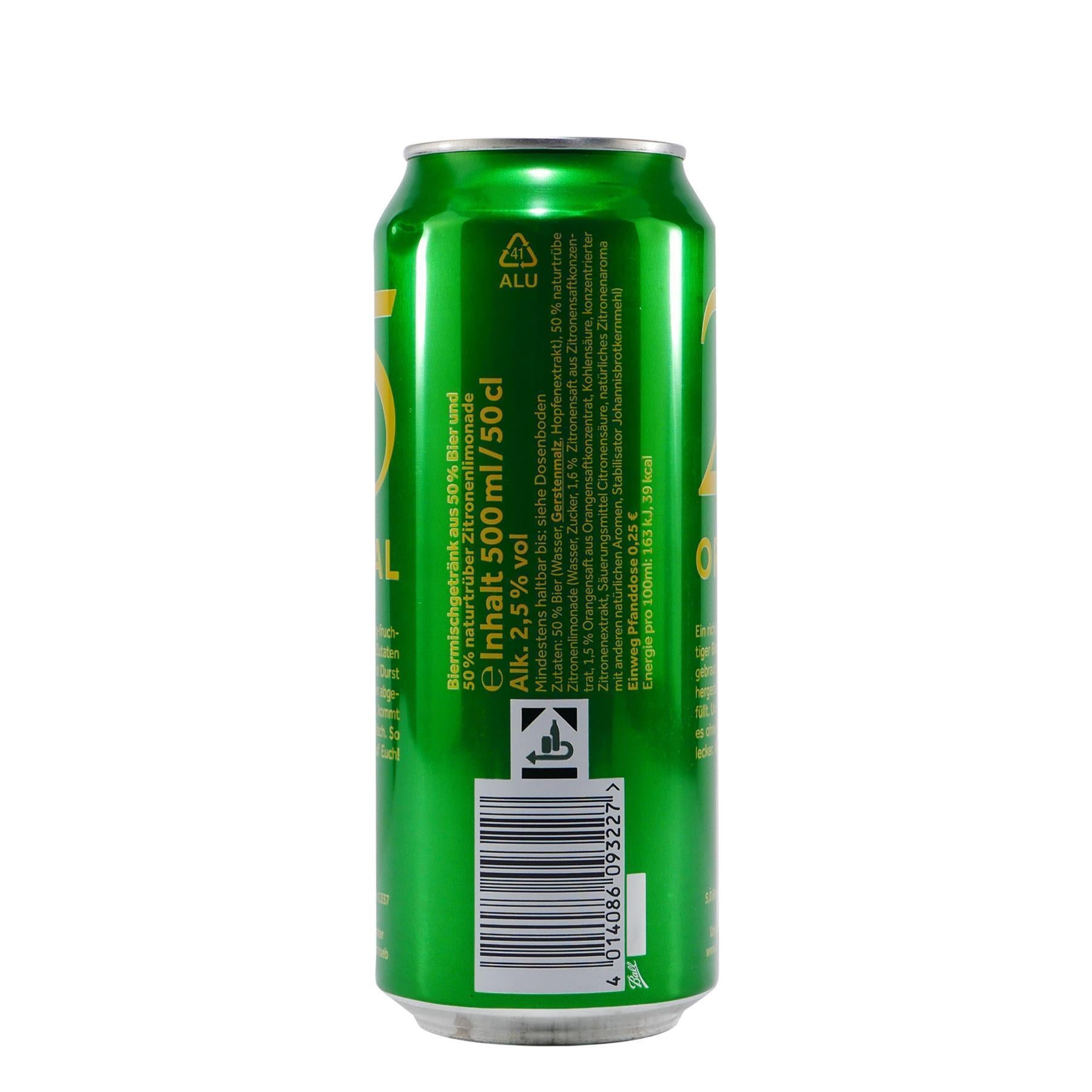 2,5 Original Radler Naturtrüb (24 x 0,5L)