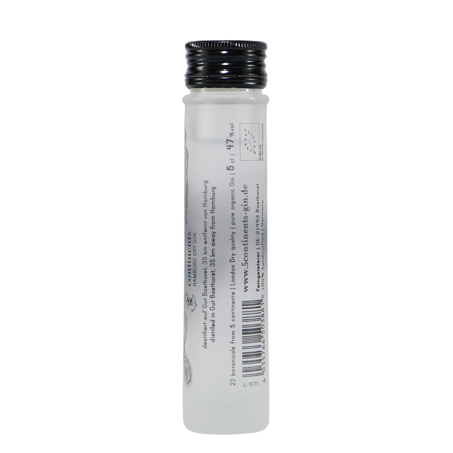 5 Continents Hamburg Dry Gin "Mini" 0,05L