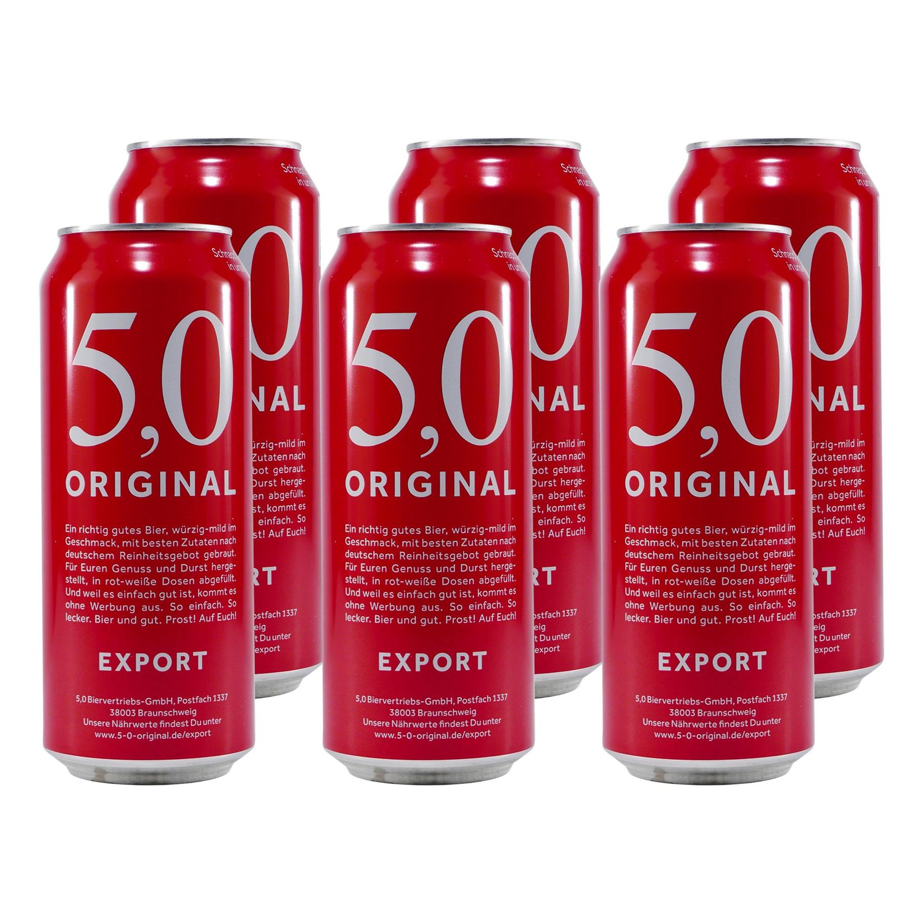 5,0 Original Export (24 x 0,5L)