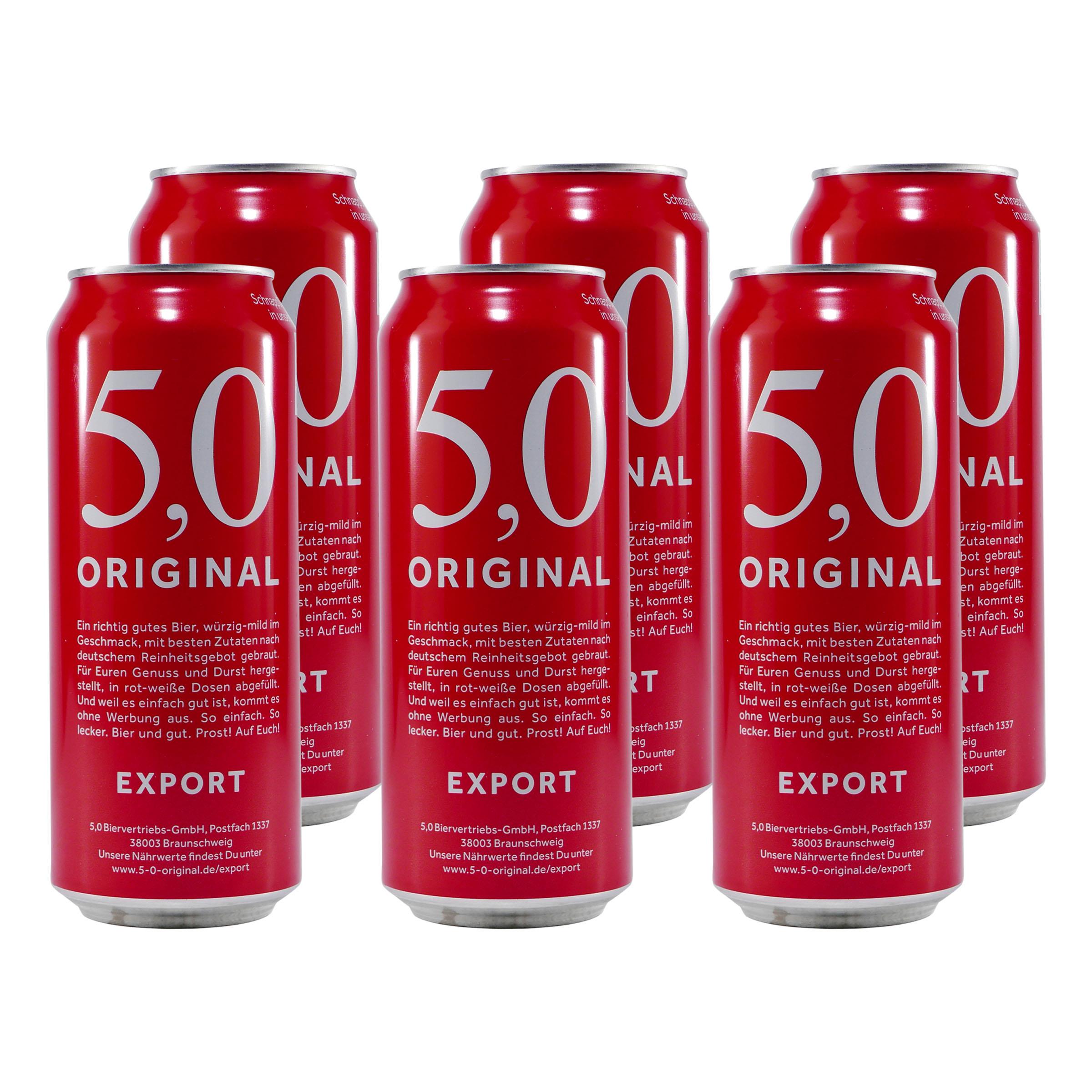 5,0 Original Export (24 x 0,5L)