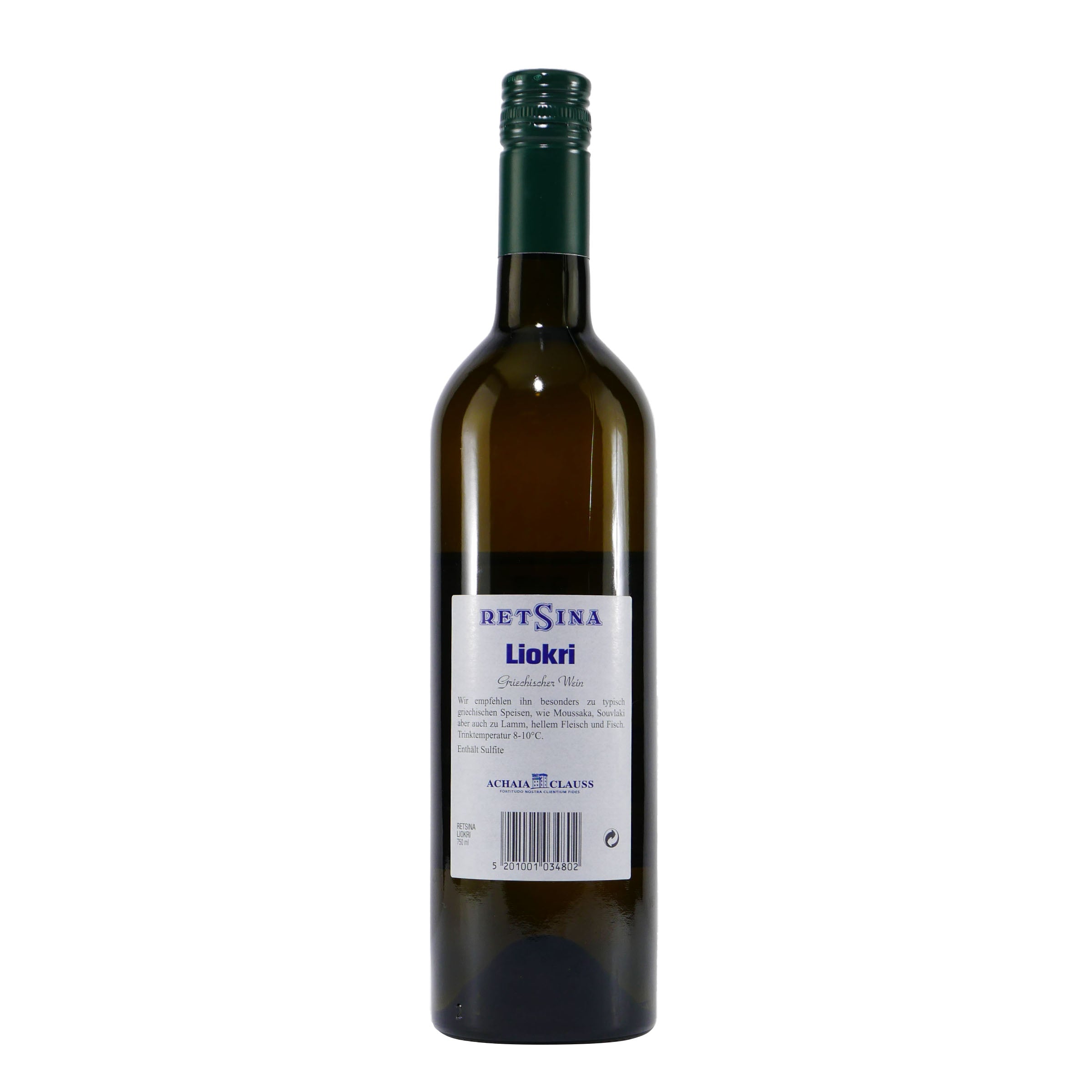Achaia Clauss Liokri Retsina Weißwein (6 x 0,75L)