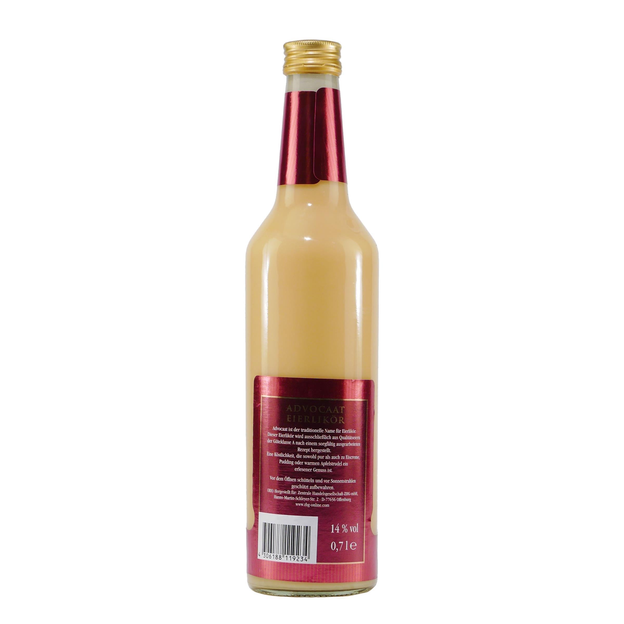Advocaat Eierlikör 14% (Rot) mit Geschenk-HK