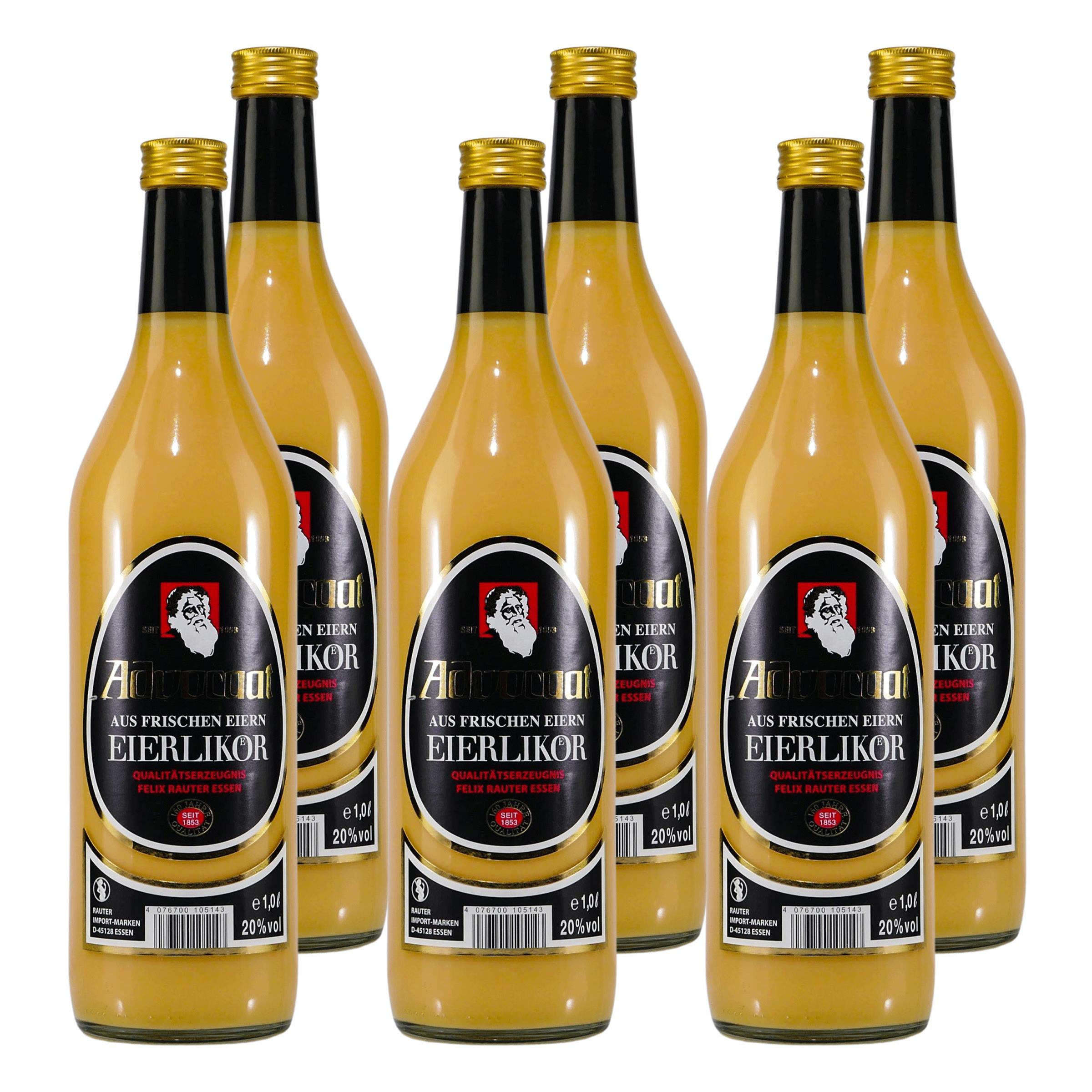 Rauter Advocaat Eierlikör (6 x 1,0L)