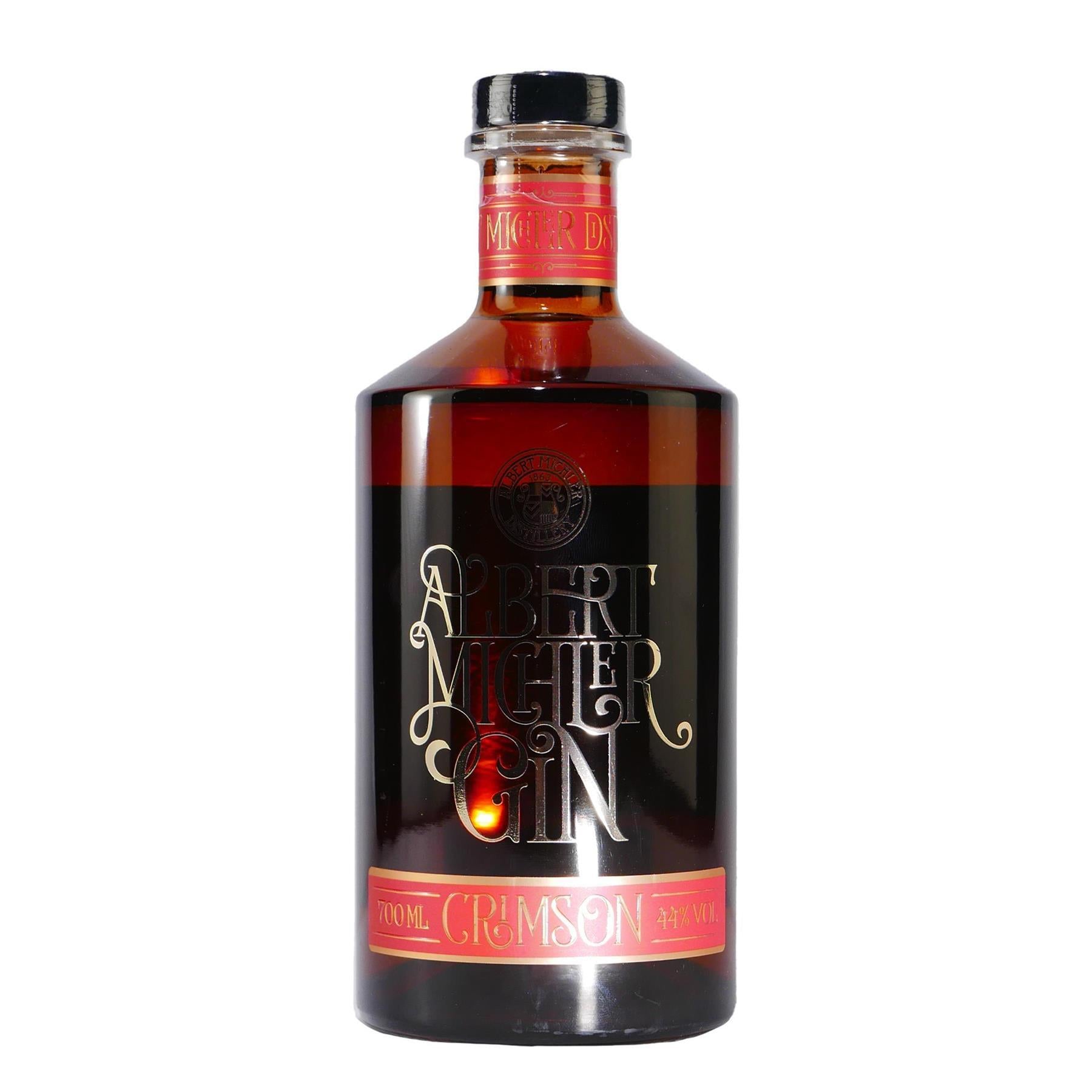 Michlers Crimson Gin mit Geschenk-Holzkiste