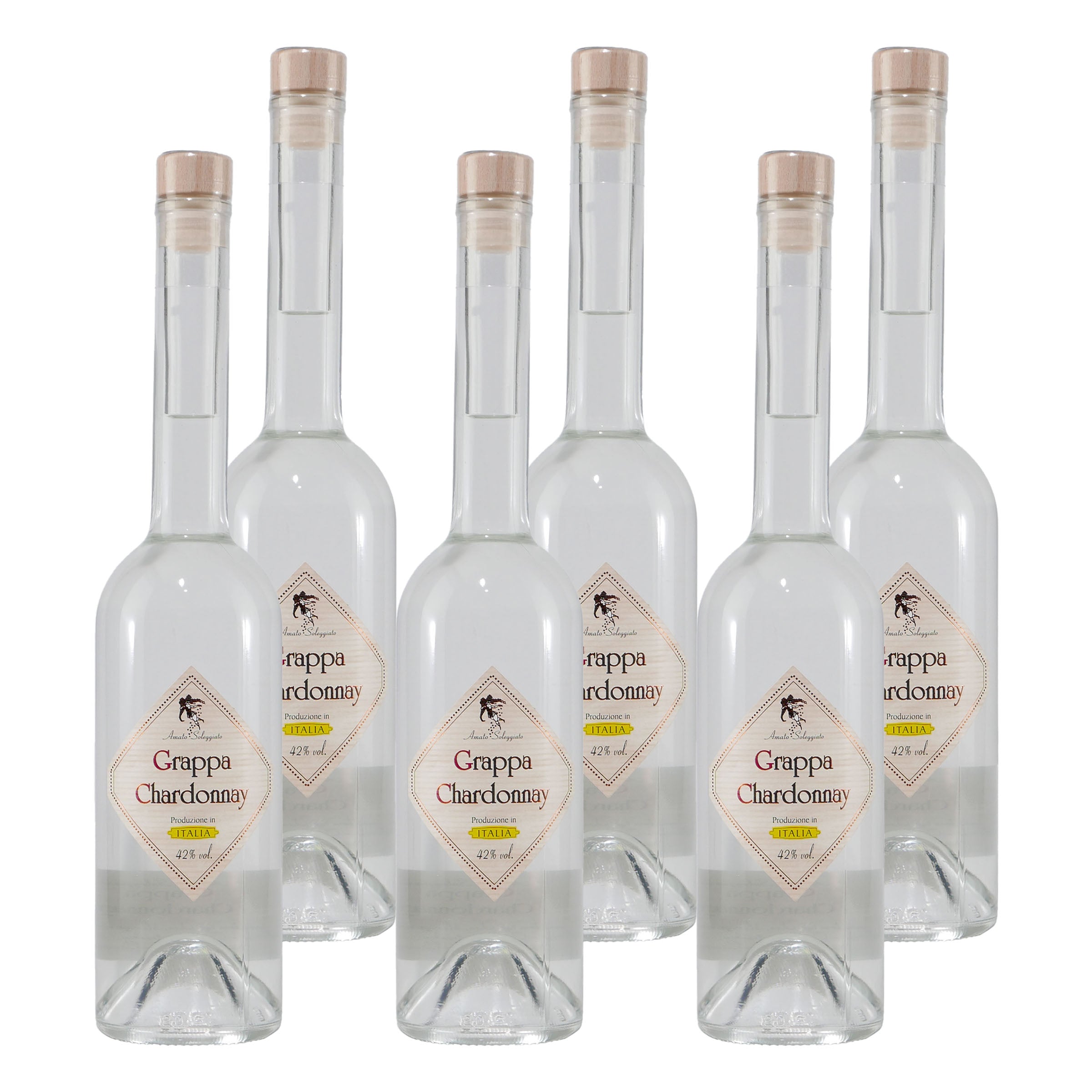 Amato Soleggiato Grappa Chardonnay (6 x 0,5L)