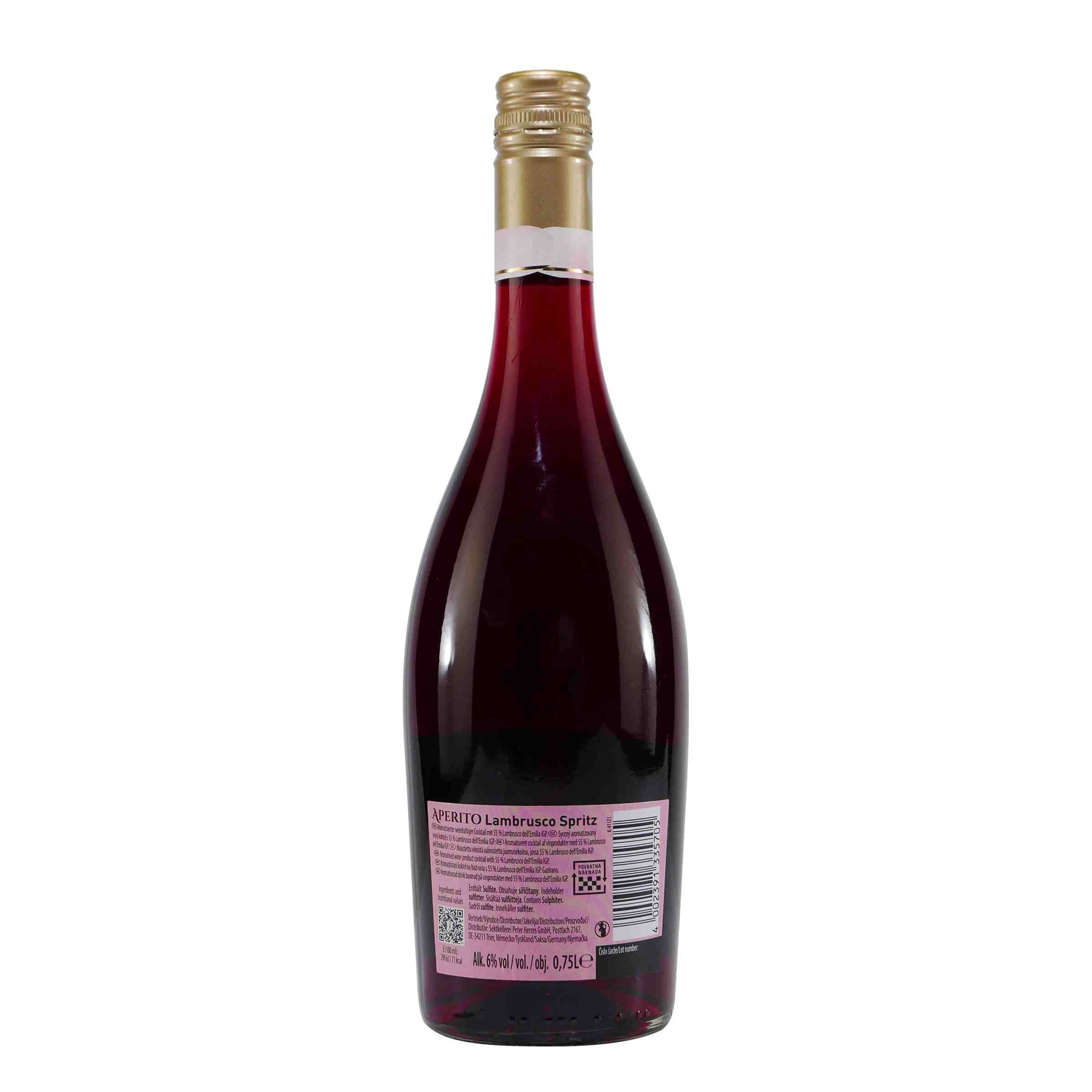 Aperito Lambrusco Spritz (6 x 0,75L)