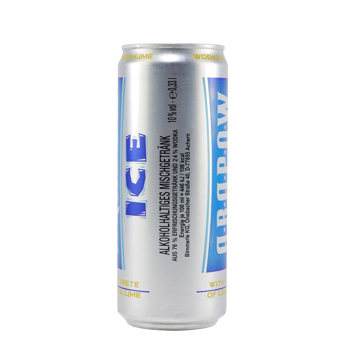 Arapow ICE Wodka & Lemon + Lime (12 x 0,33L) EINWEG