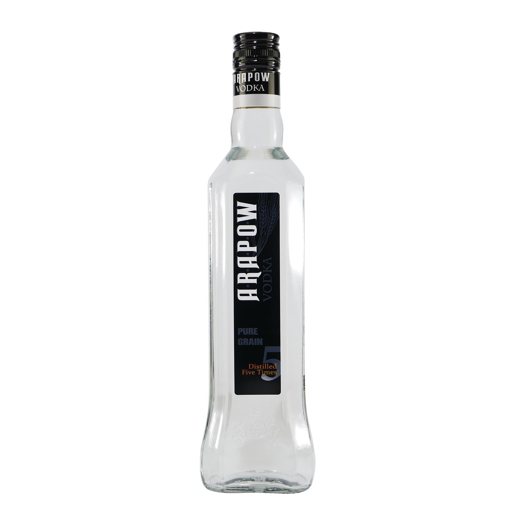 Arapow Vodka mit Geschenk-Holzkiste
