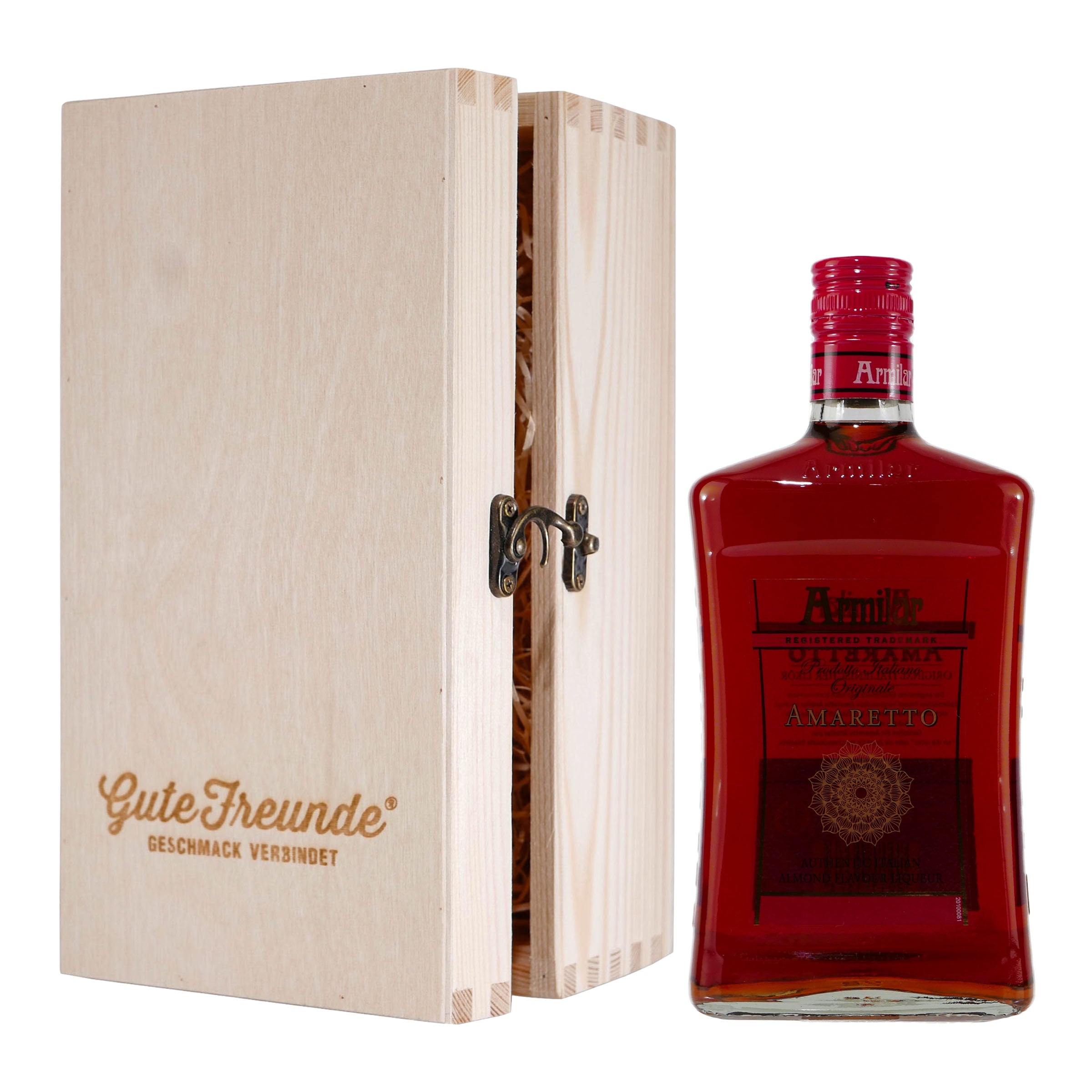 Armilar Amaretto Italienischer Mandellikör mit Geschenk-HK