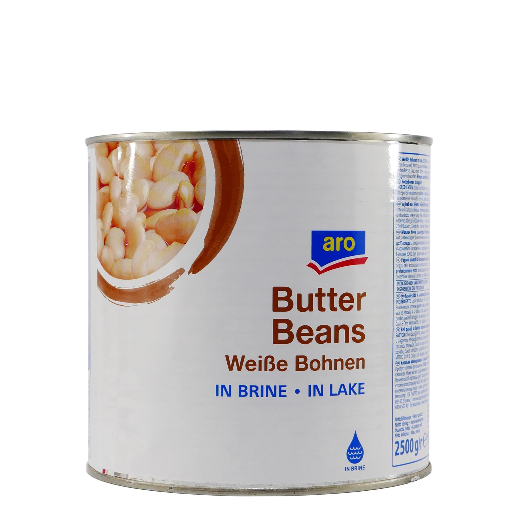 aro Weiße Butter-Bohnen 2,5KG