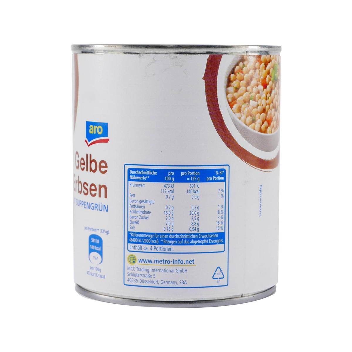 aro Gelbe Erbsen -mit Suppengrün- (12 x 800g)