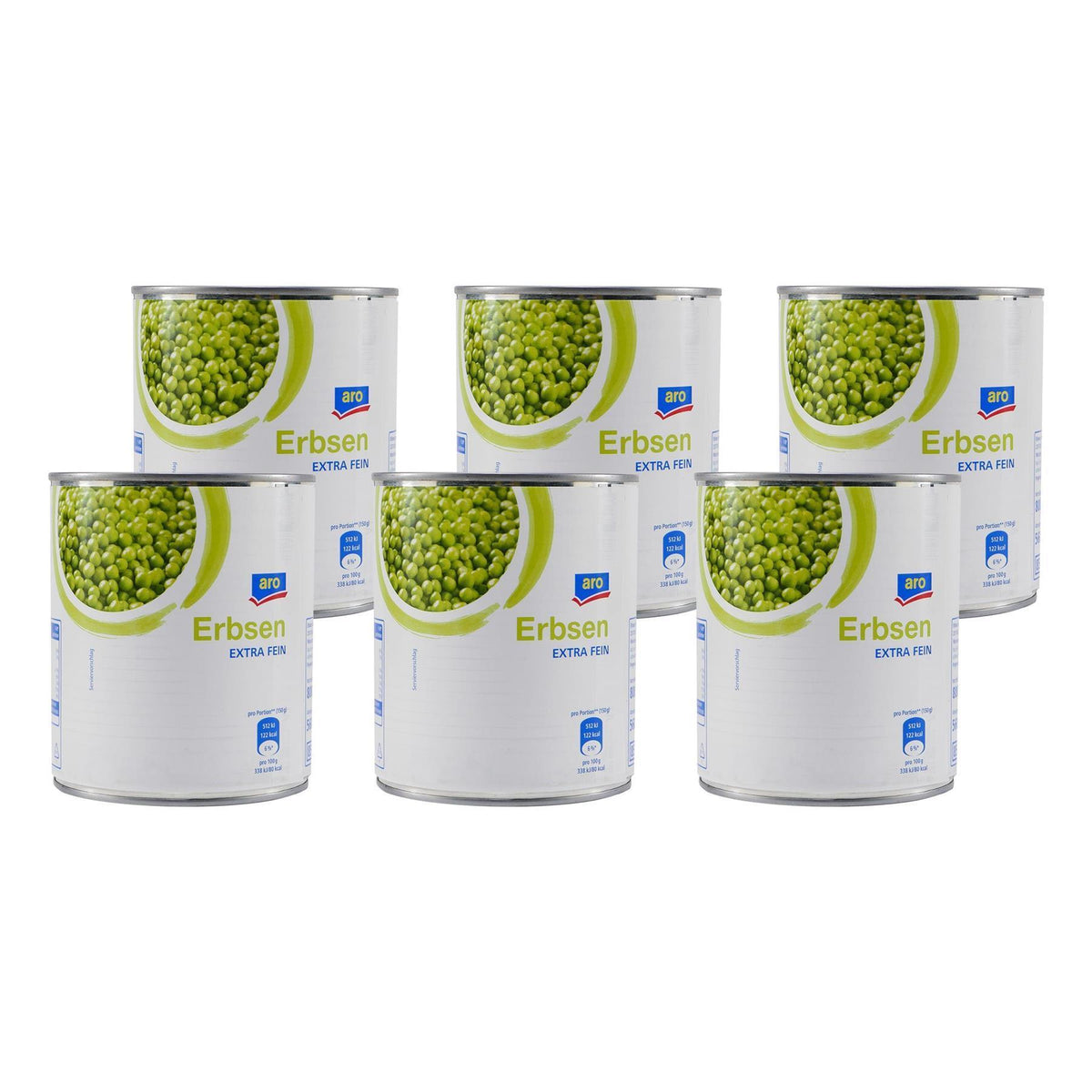 aro Erbsen -extra-fein- (12 x 800g)