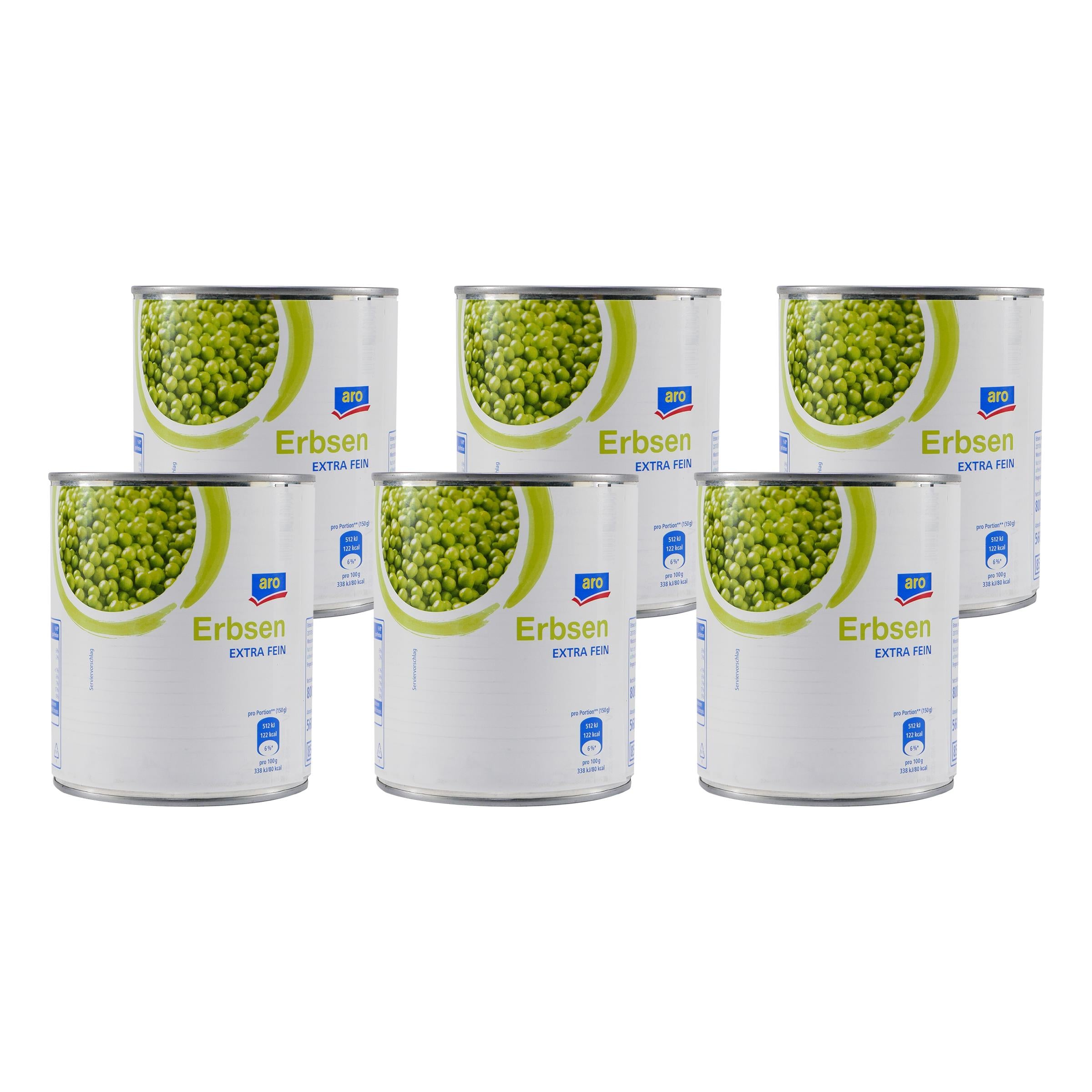 aro Erbsen -extra-fein- (12 x 800g)
