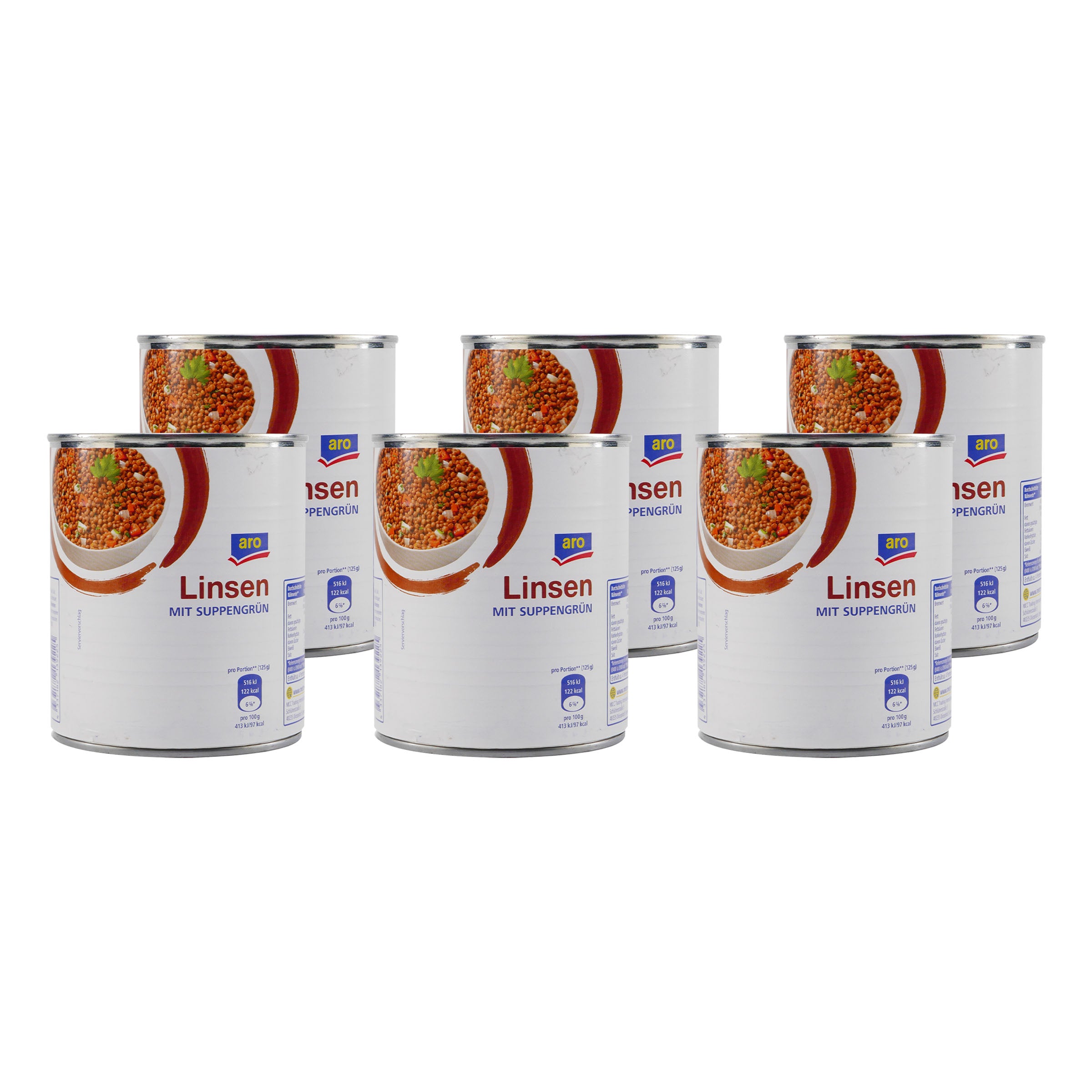 aro Linsen mit Suppengrün (12 x 800g)