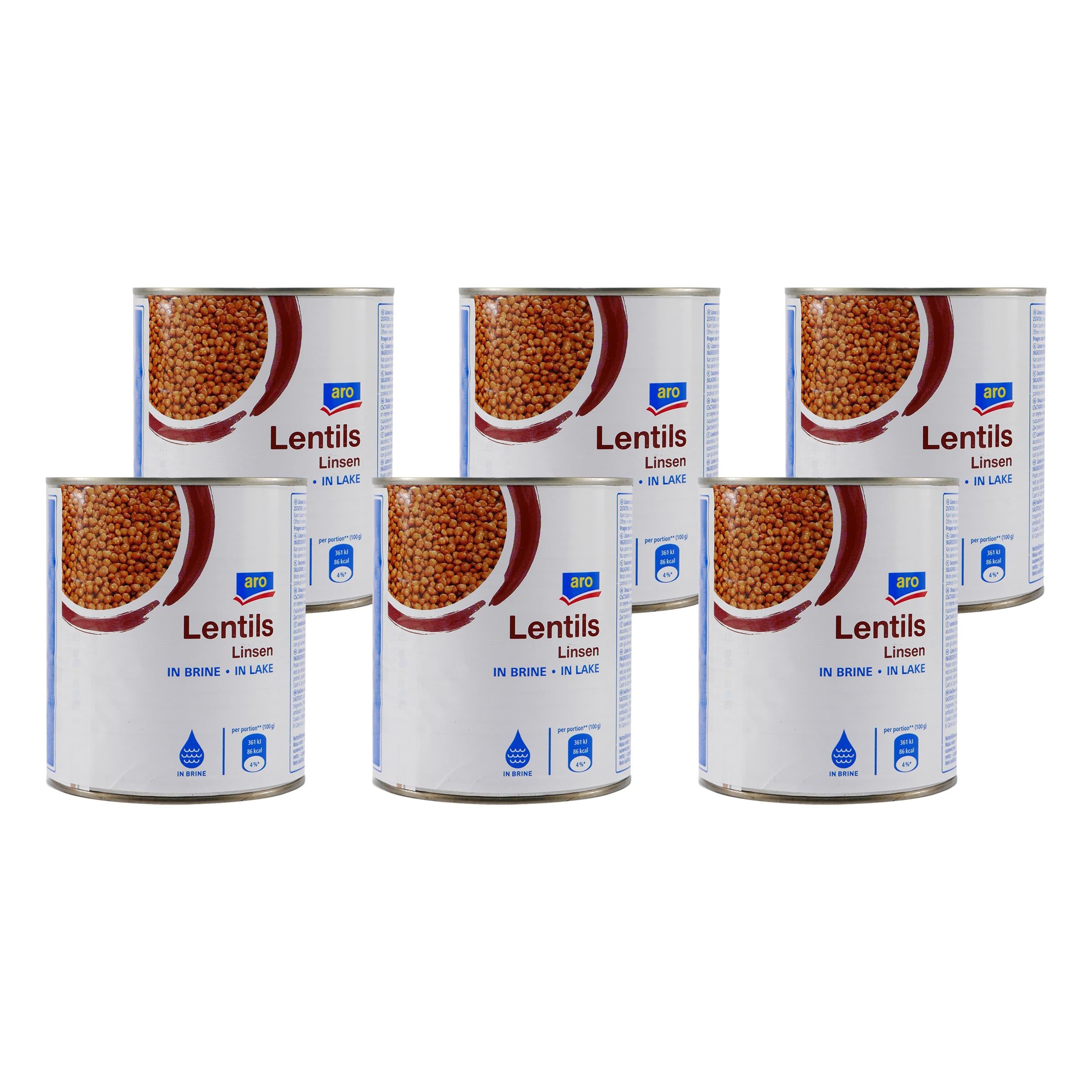 aro Linsen -in Lake- (6 x 800g)