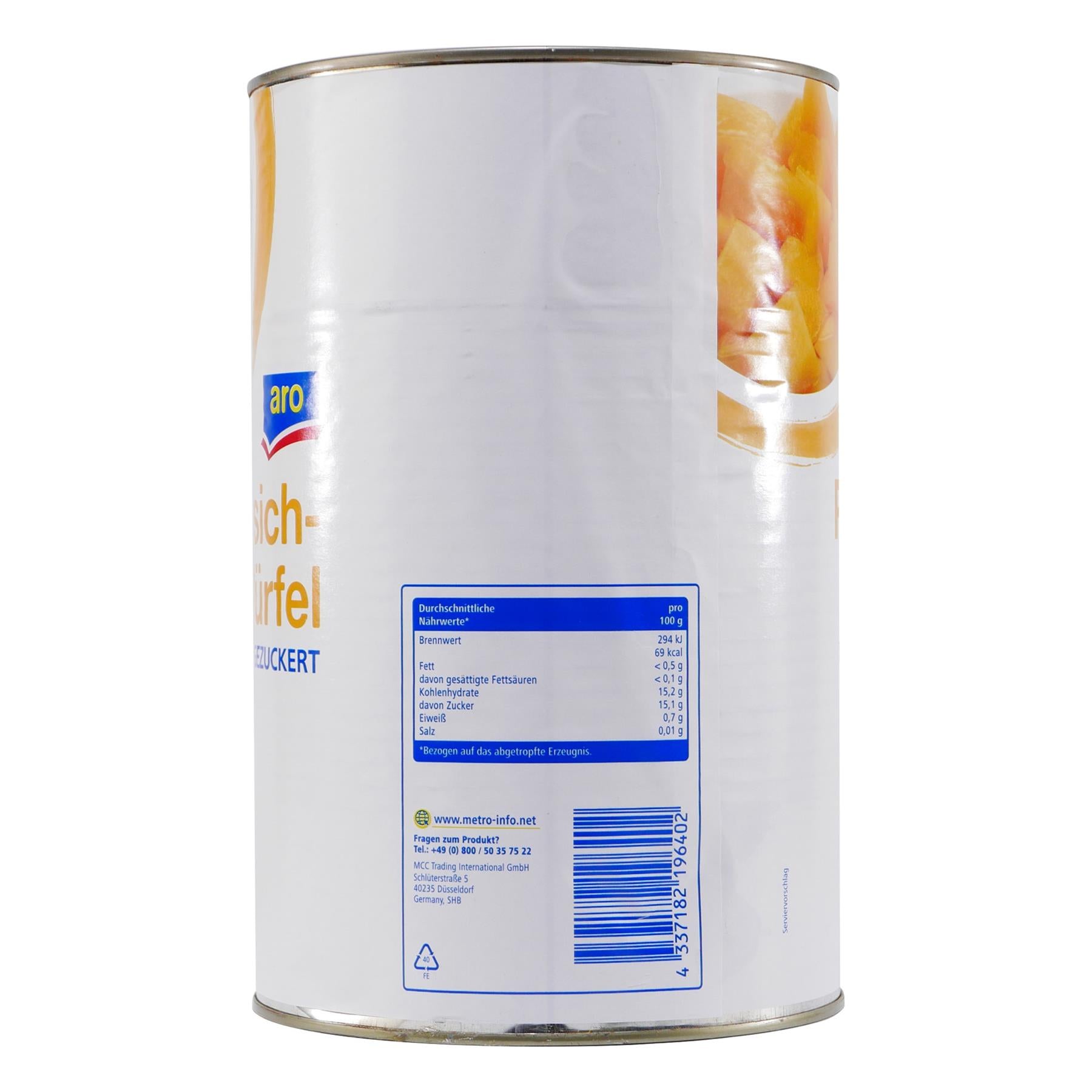 aro Pfirsichwürfel 4,2KG